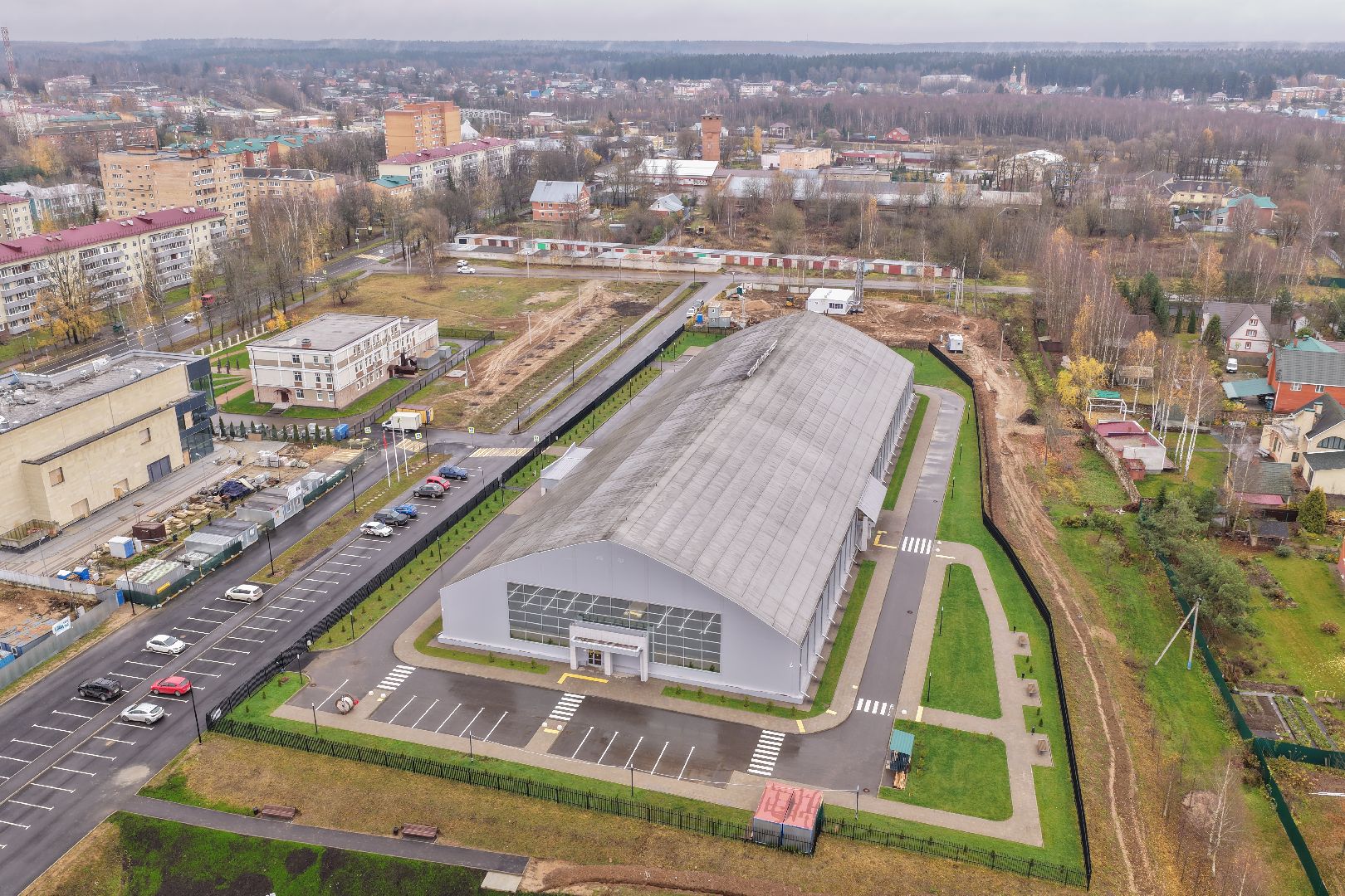 видео с коптера, теннисный центр шаховская,спорт в подмосковье,