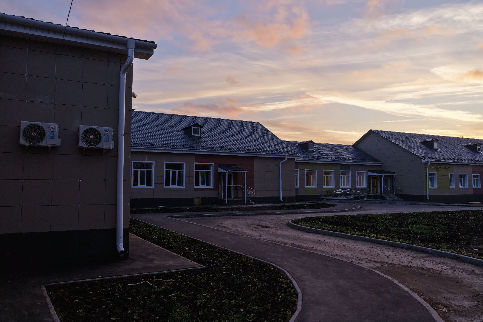 видео с коптера, школа в колычево, школа в можайском,