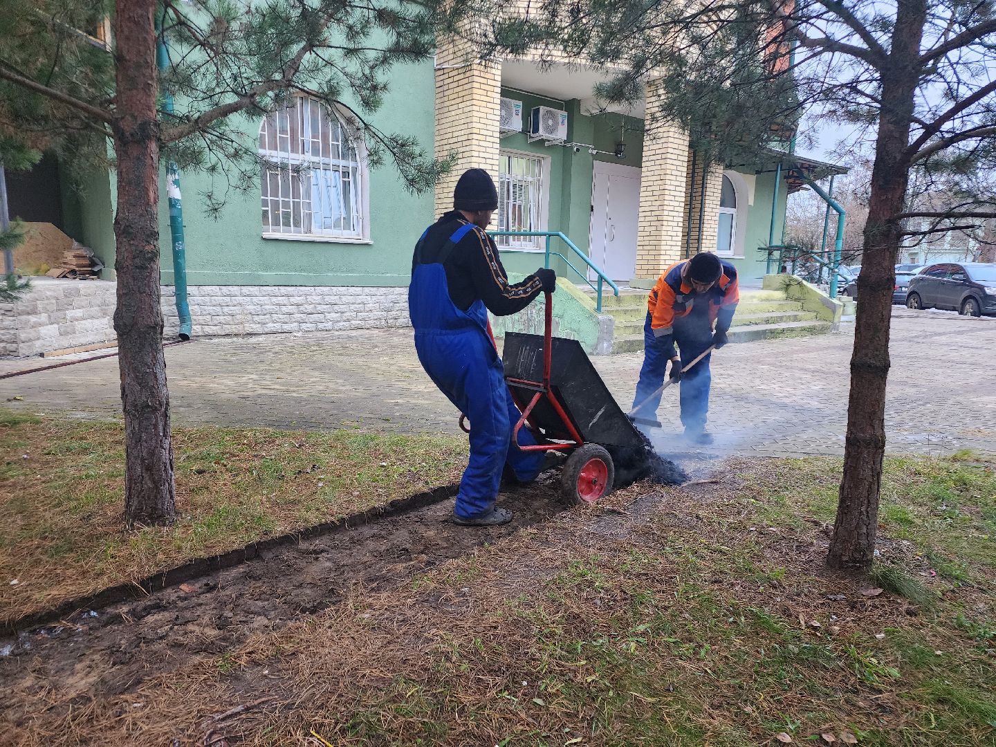 фрязино, народная тропа, асфальтирование тротуаров, благоустройство,