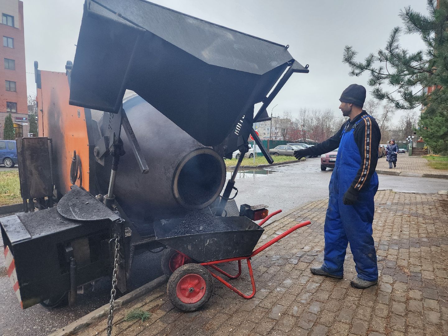 фрязино, народная тропа, асфальтирование тротуаров, благоустройство,