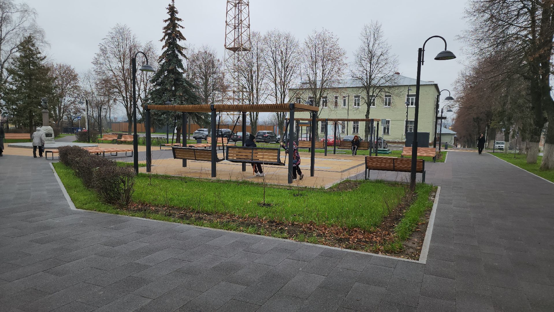 кашира, благоустройство, историческая часть города, советская, парки, пушкинский сквер, летний сад, туризм,