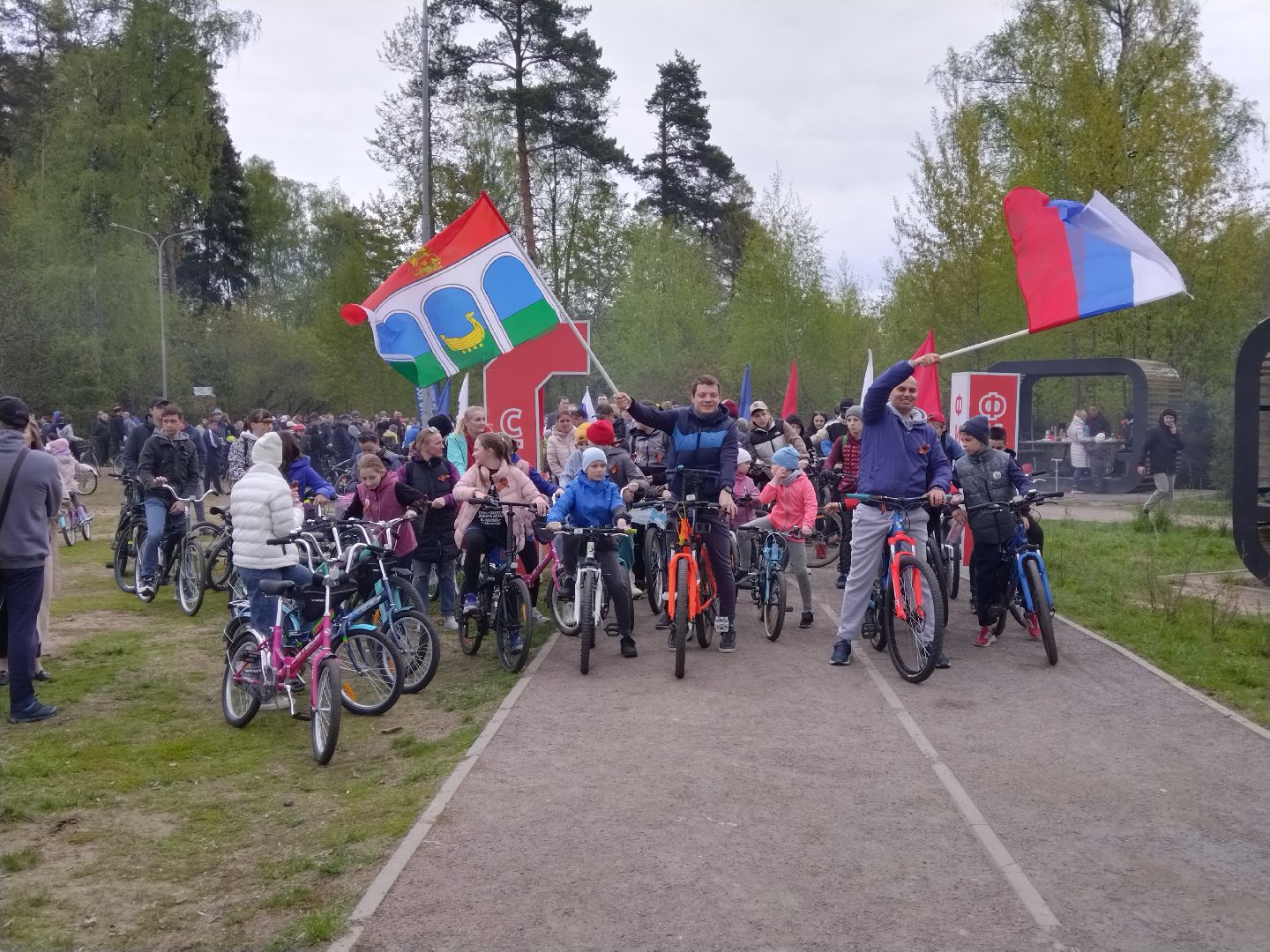 9 мая, Мытищи, День Победы, велопробег