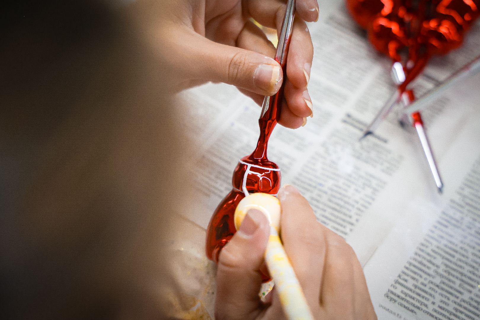 клин, общество,  новый год, символ 2026 года, елочные игрушки, год красной огненной лошади, народные художественные промыслы России,