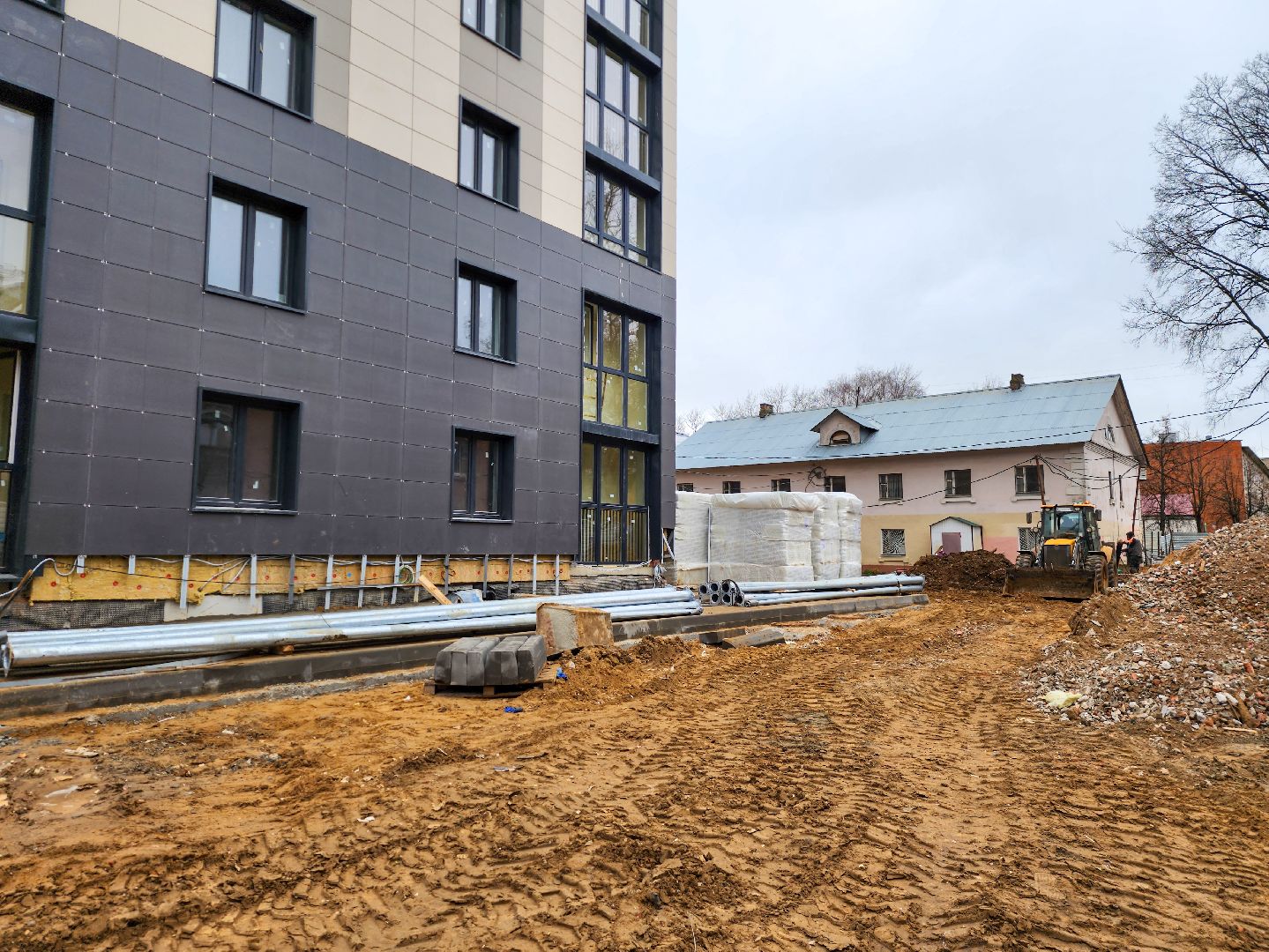 Подольск,   южный поселок, дом для переселенцев,