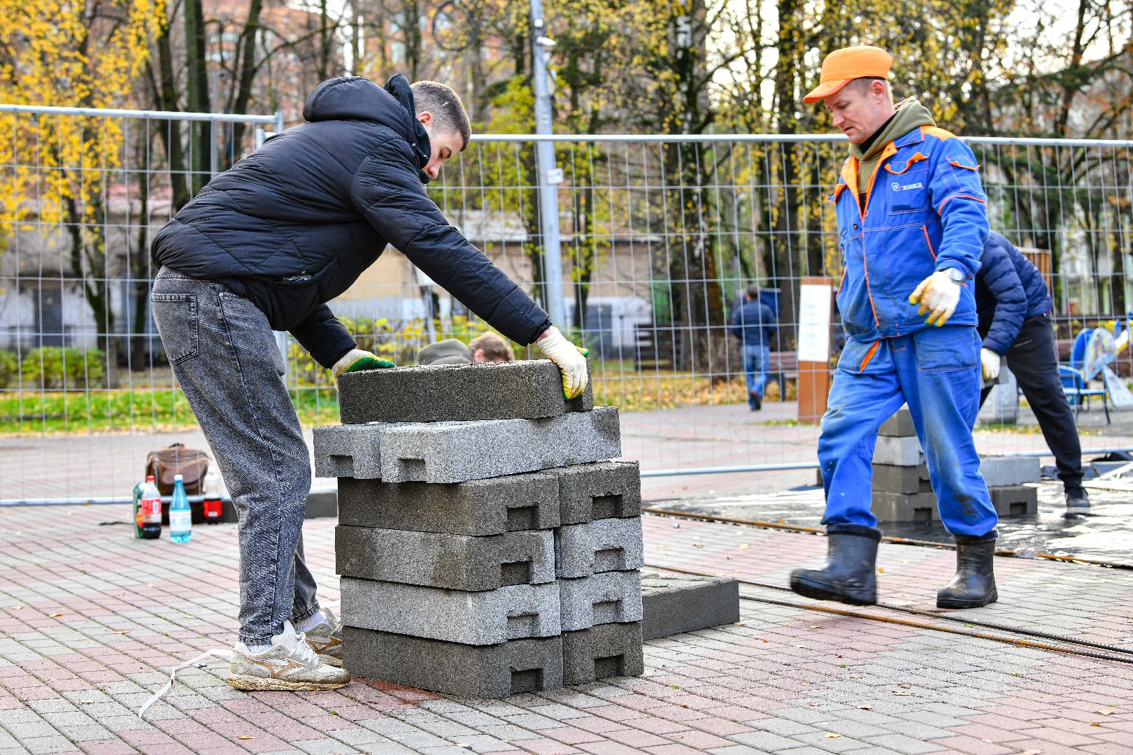 каток, новый год, монтаж,