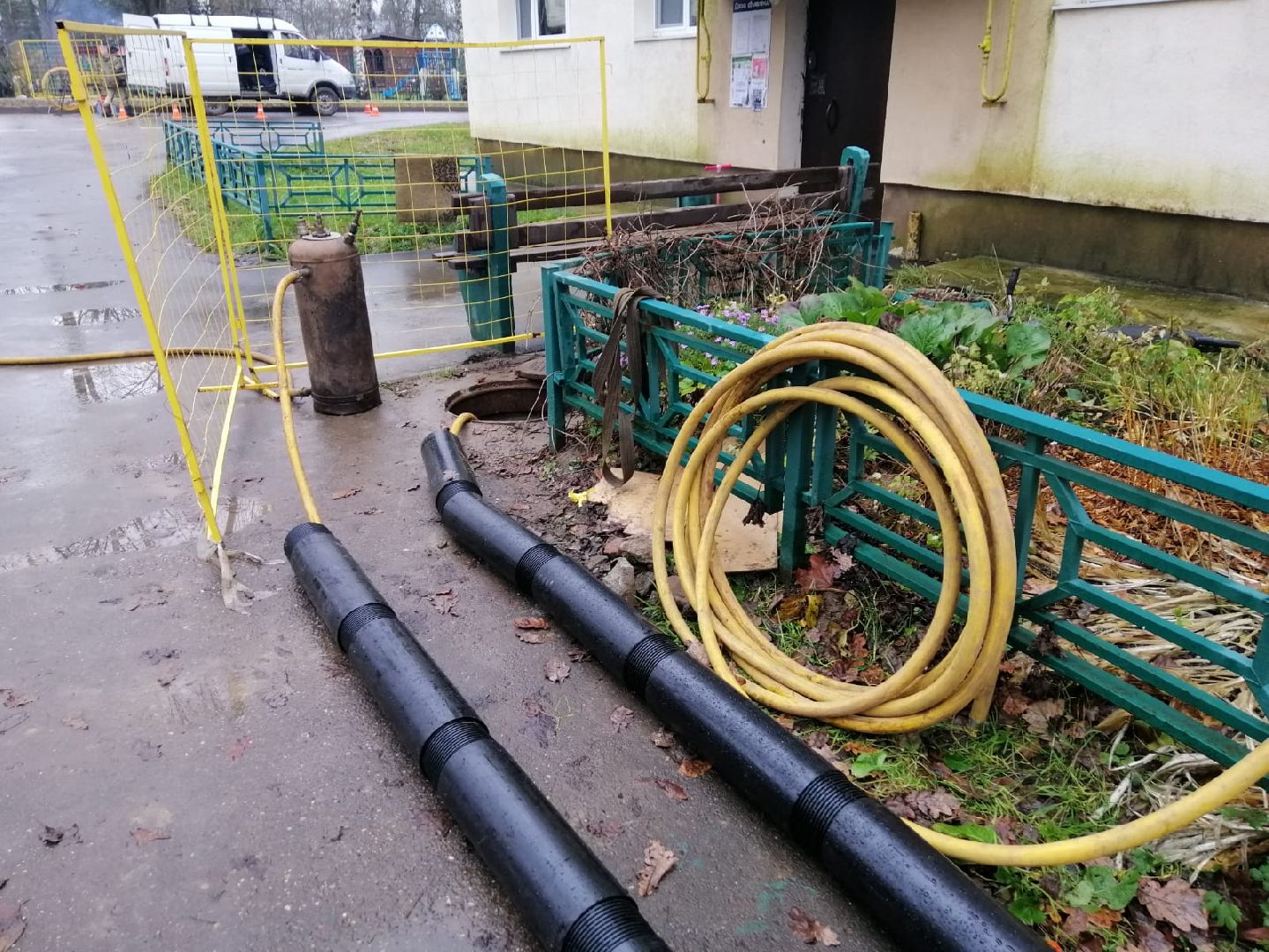 городской округ восход, жкх, благоустройство, канализационная сеть, канализационная система, трубы,