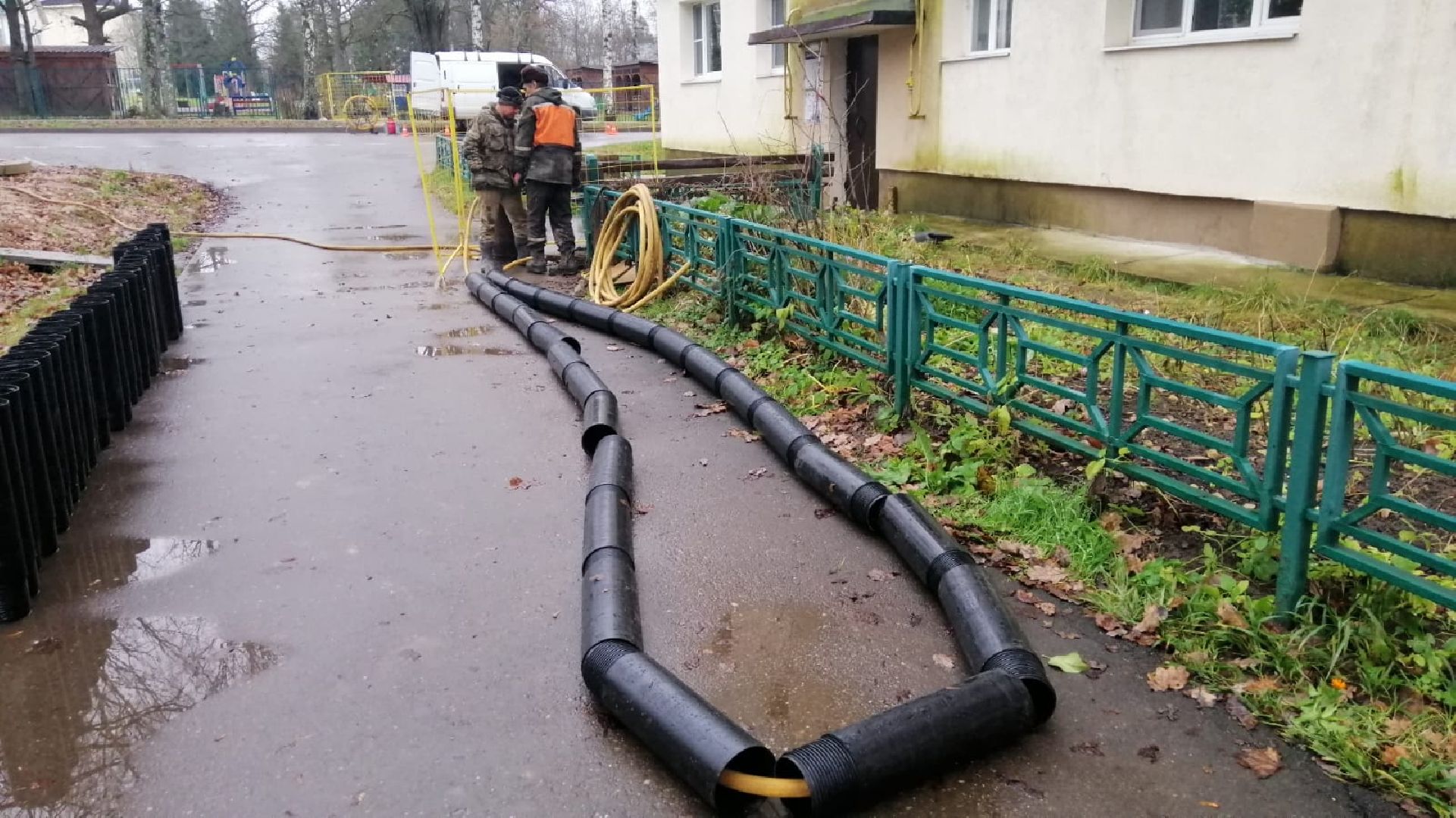 городской округ восход, жкх, благоустройство, канализационная сеть, канализационная система, трубы,