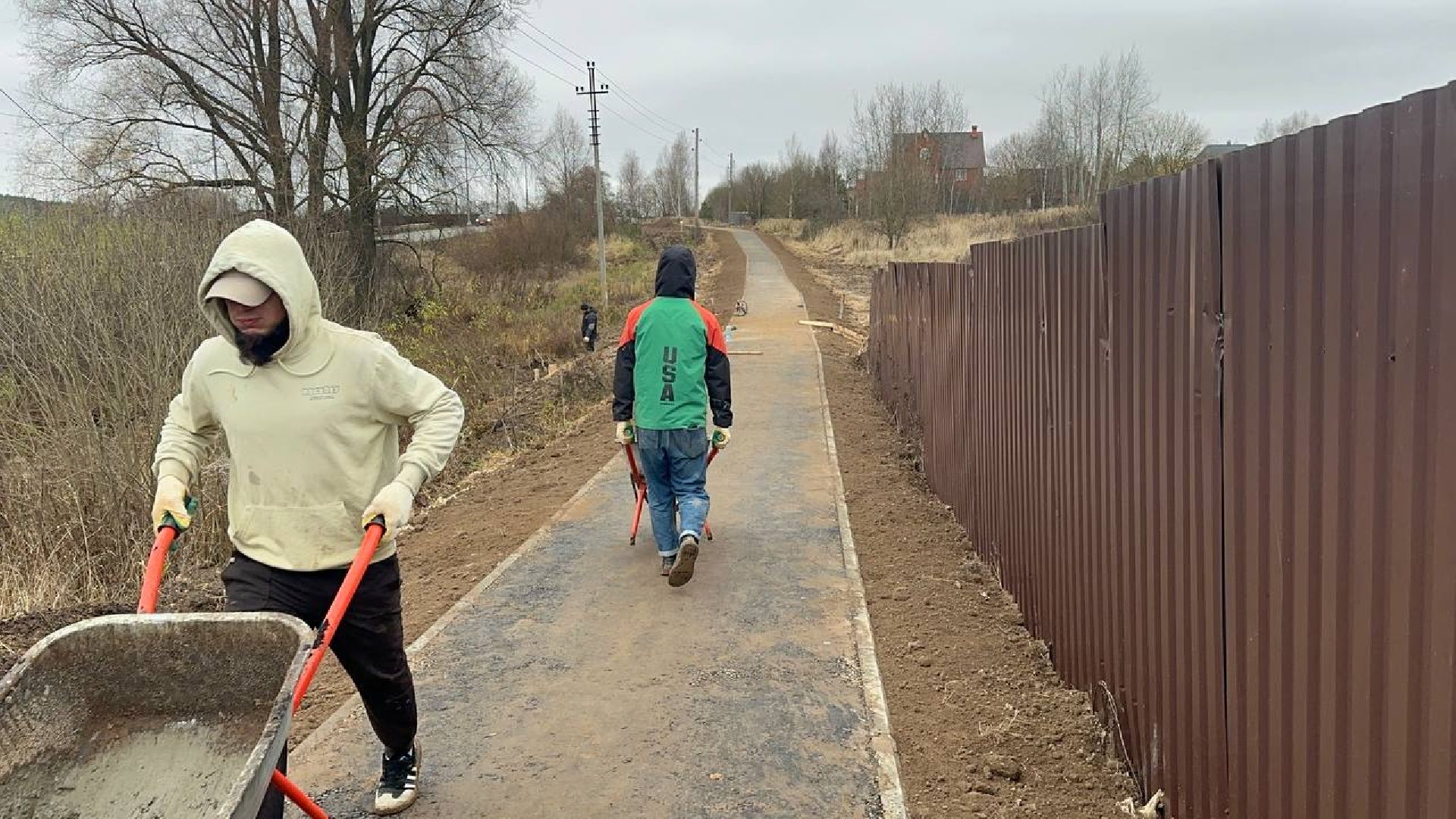 дороги, тротуар, домодедово,