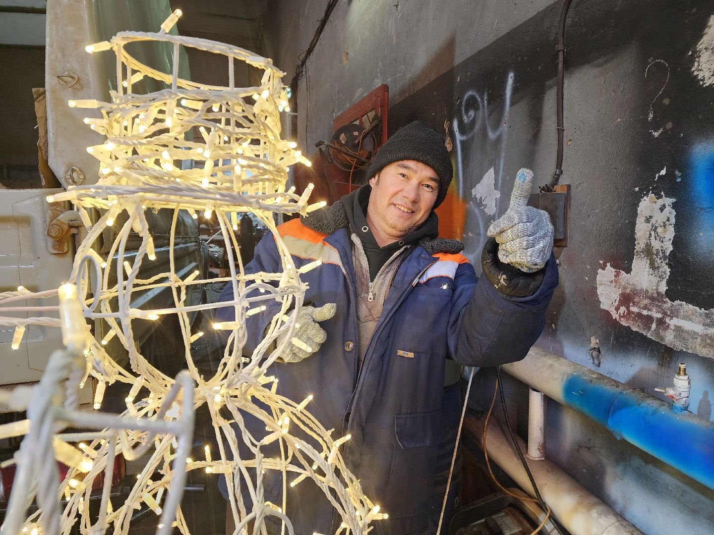 красноармейск, городской округ пушкинский, новогодние инсталляции , городское хозяйство,