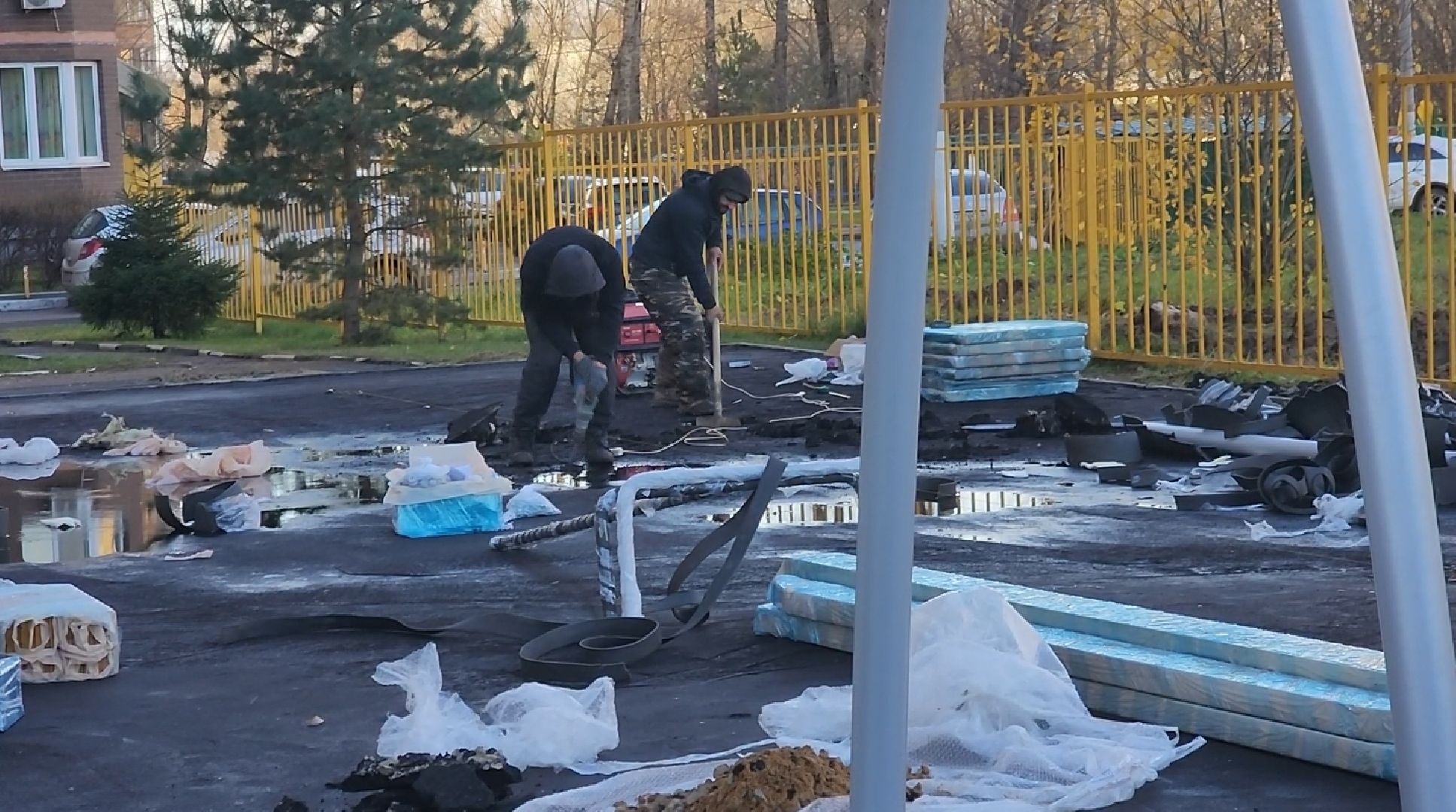 долгопрудный, хлебниково, госпитальная, ямочный ремонт, сирень, забор, председатель дома,