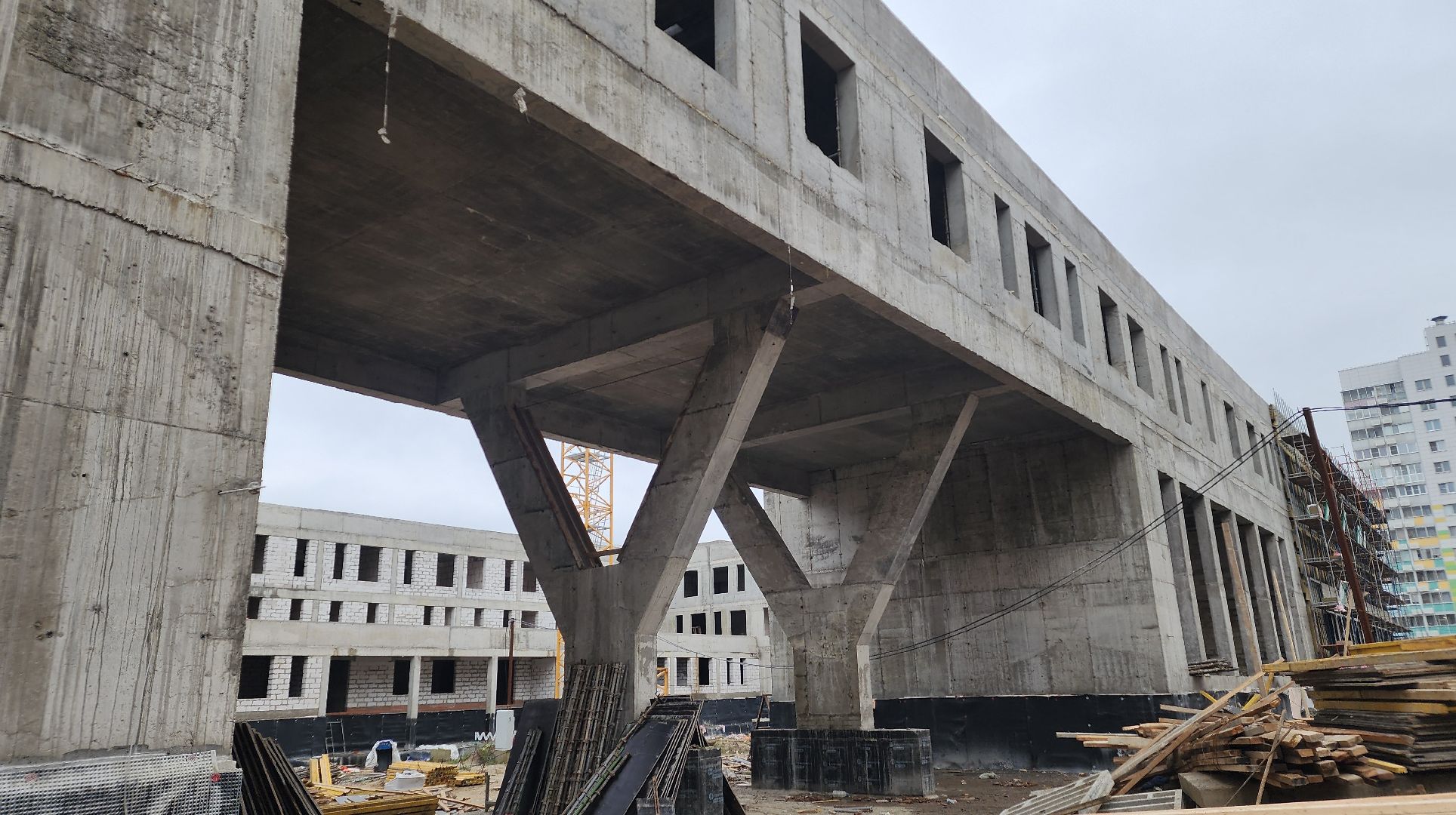 строительство, образование, школа, лосино-петровский,