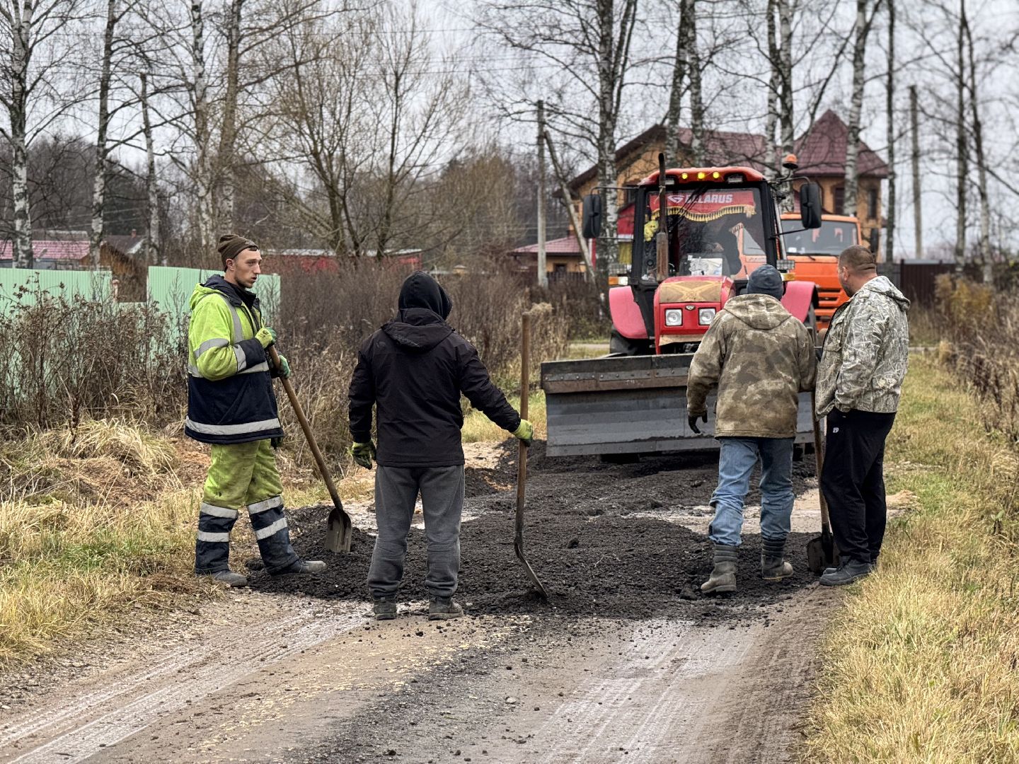 шаховская, ямочный ремон, дороги,