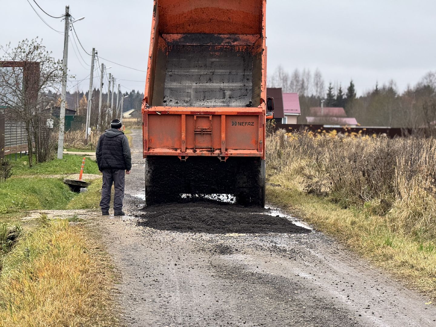 шаховская, ямочный ремон, дороги,