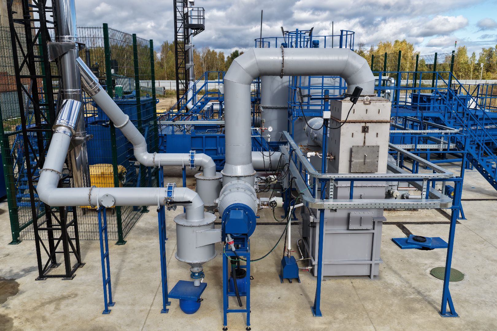 видео с коптера, обезвреживание опасных медицинских отходов , кластер для обезвреживания отходов в воскресенске,