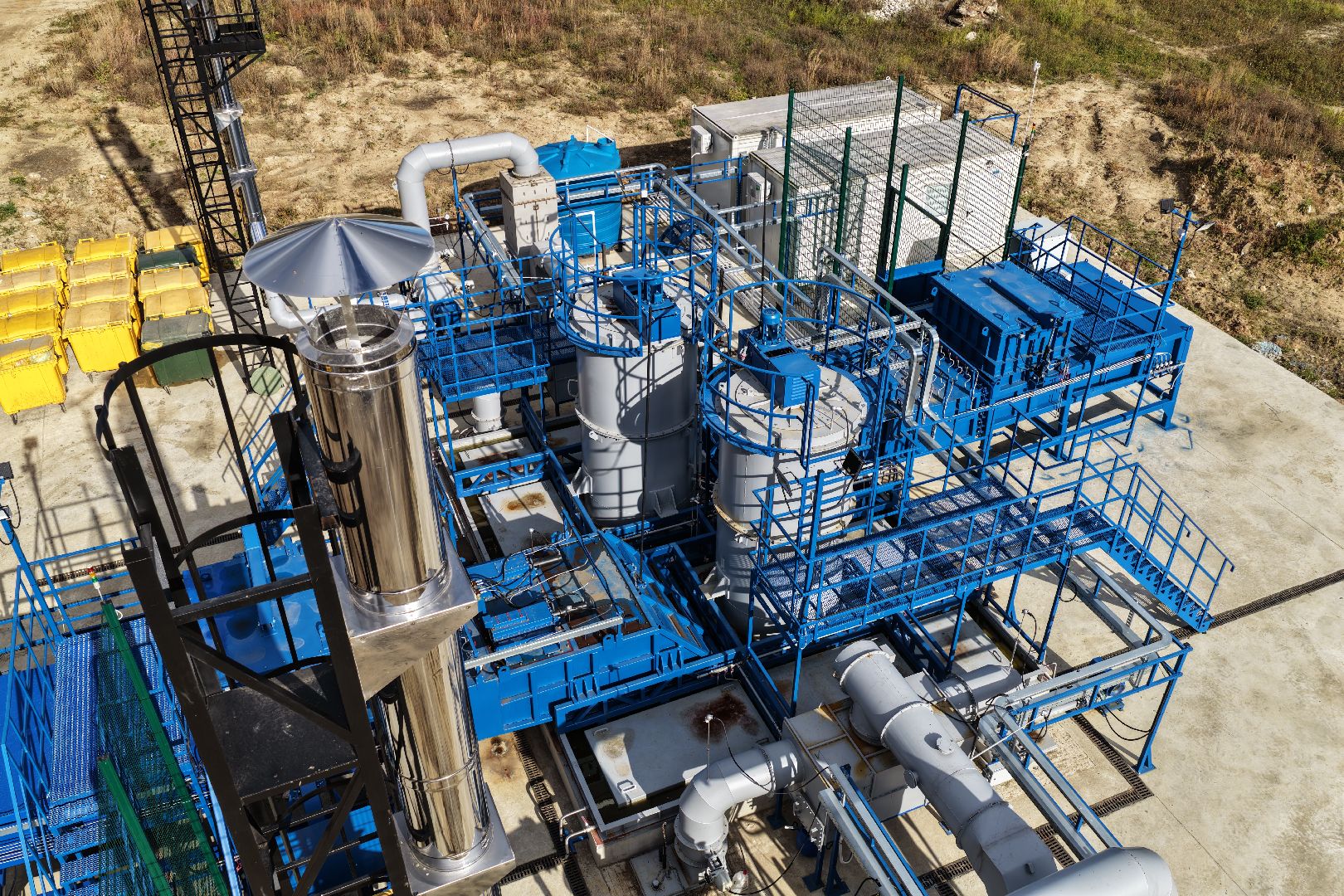 видео с коптера, обезвреживание опасных медицинских отходов , кластер для обезвреживания отходов в воскресенске,