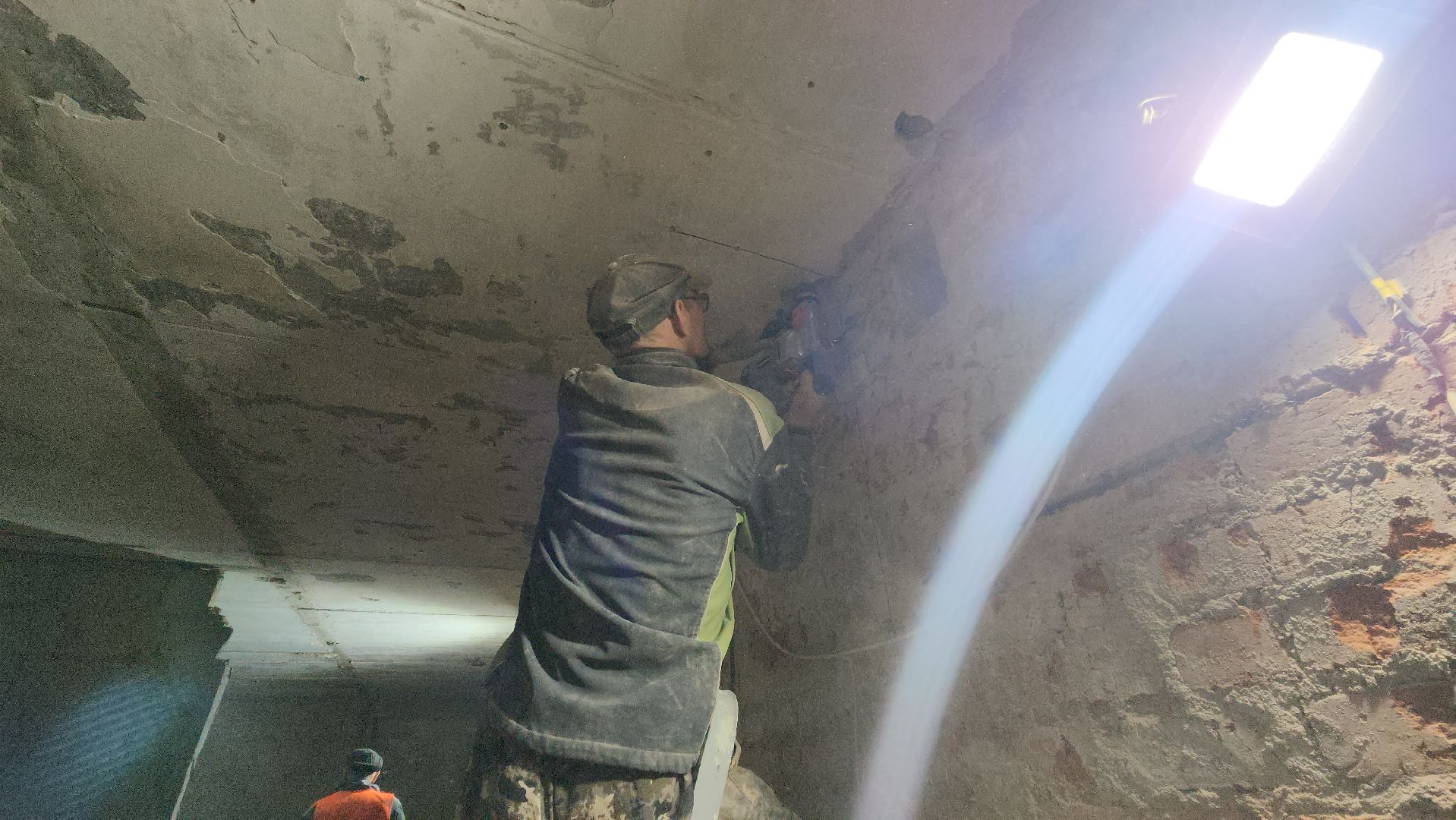 Гостиница , Лобня,Штукатурка стен ,