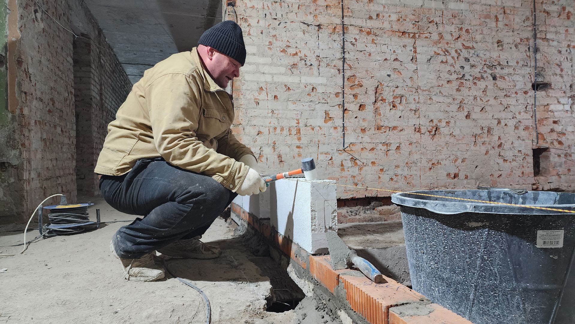 Гостиница , Лобня,Штукатурка стен ,