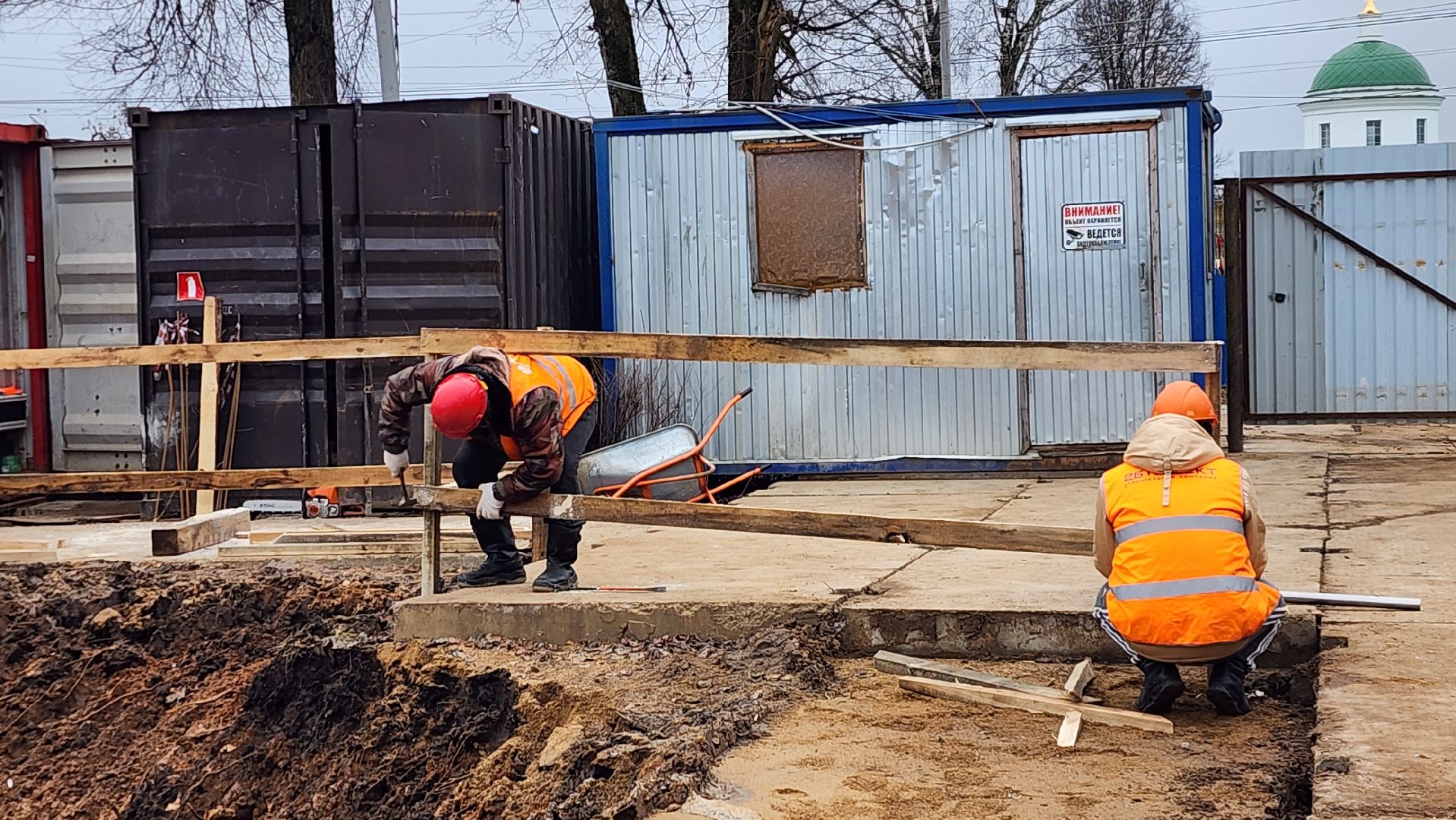 истра, строительство, строительство пристройки, школа,