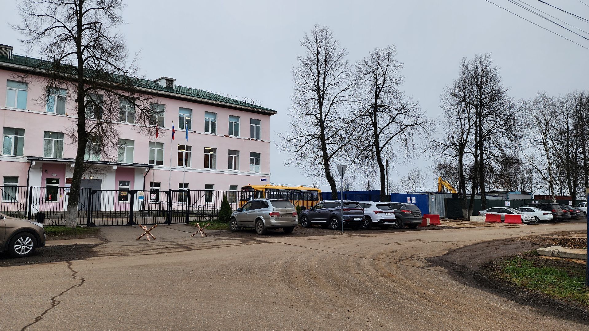 истра, строительство, строительство пристройки, школа,