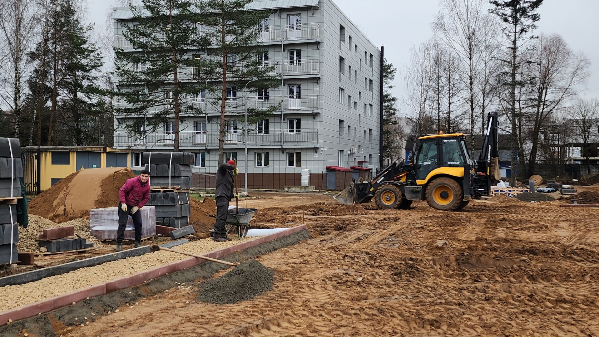 волоколамск, красногорский колледж, строительство стадиона,