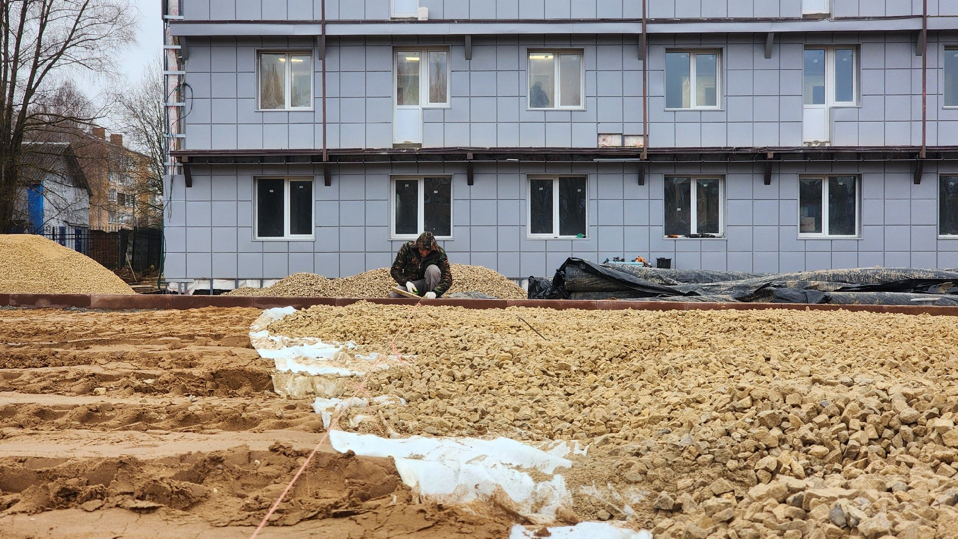 волоколамск, красногорский колледж, строительство стадиона,