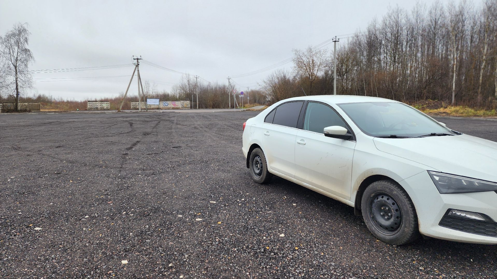 клин, лесопарк , талицкий лес , парковка,