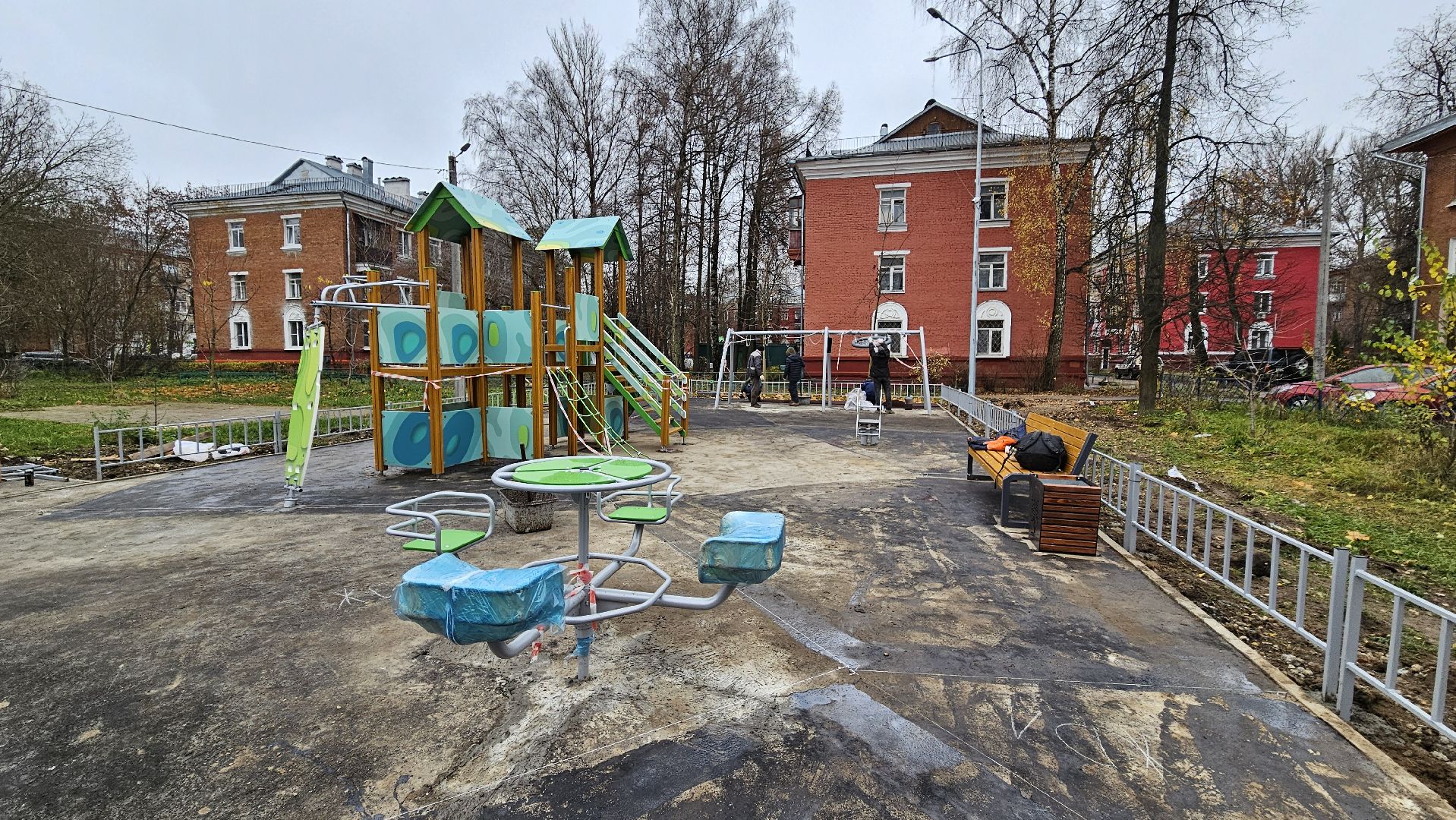 долгопрудный, детская  площадка,