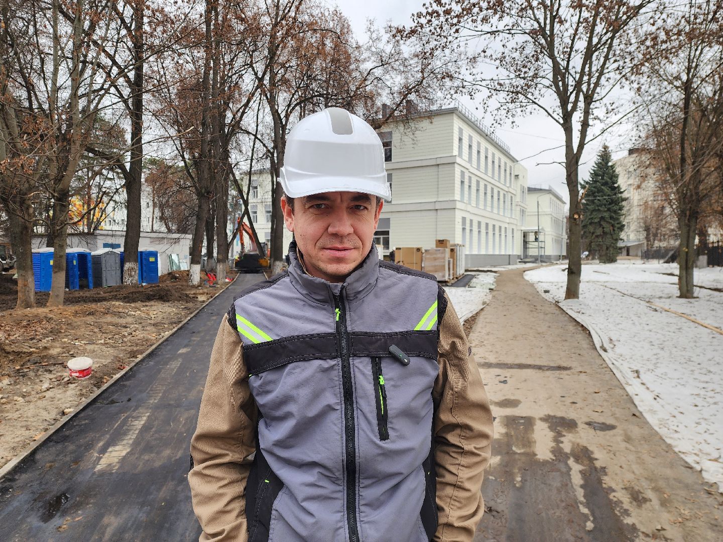 раменское, строительство, капитальный ремонт терапевтического корпуса раменской больницы, благоустройство прилегающей территории ,