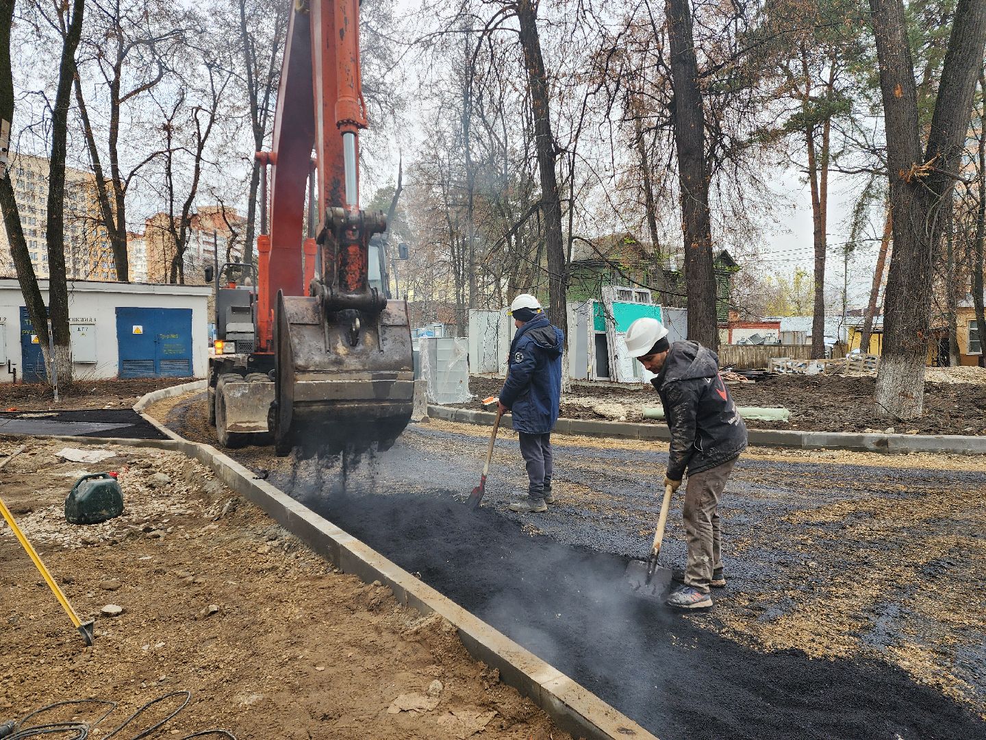 раменское, строительство, капитальный ремонт терапевтического корпуса раменской больницы, благоустройство прилегающей территории ,