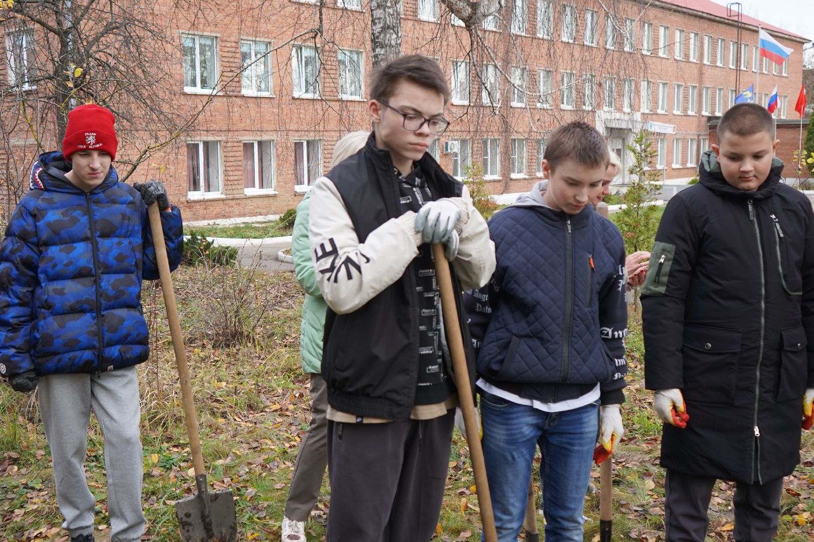 ступино, МОВИР, коррекционная школа-интернат, чеснок, огород,