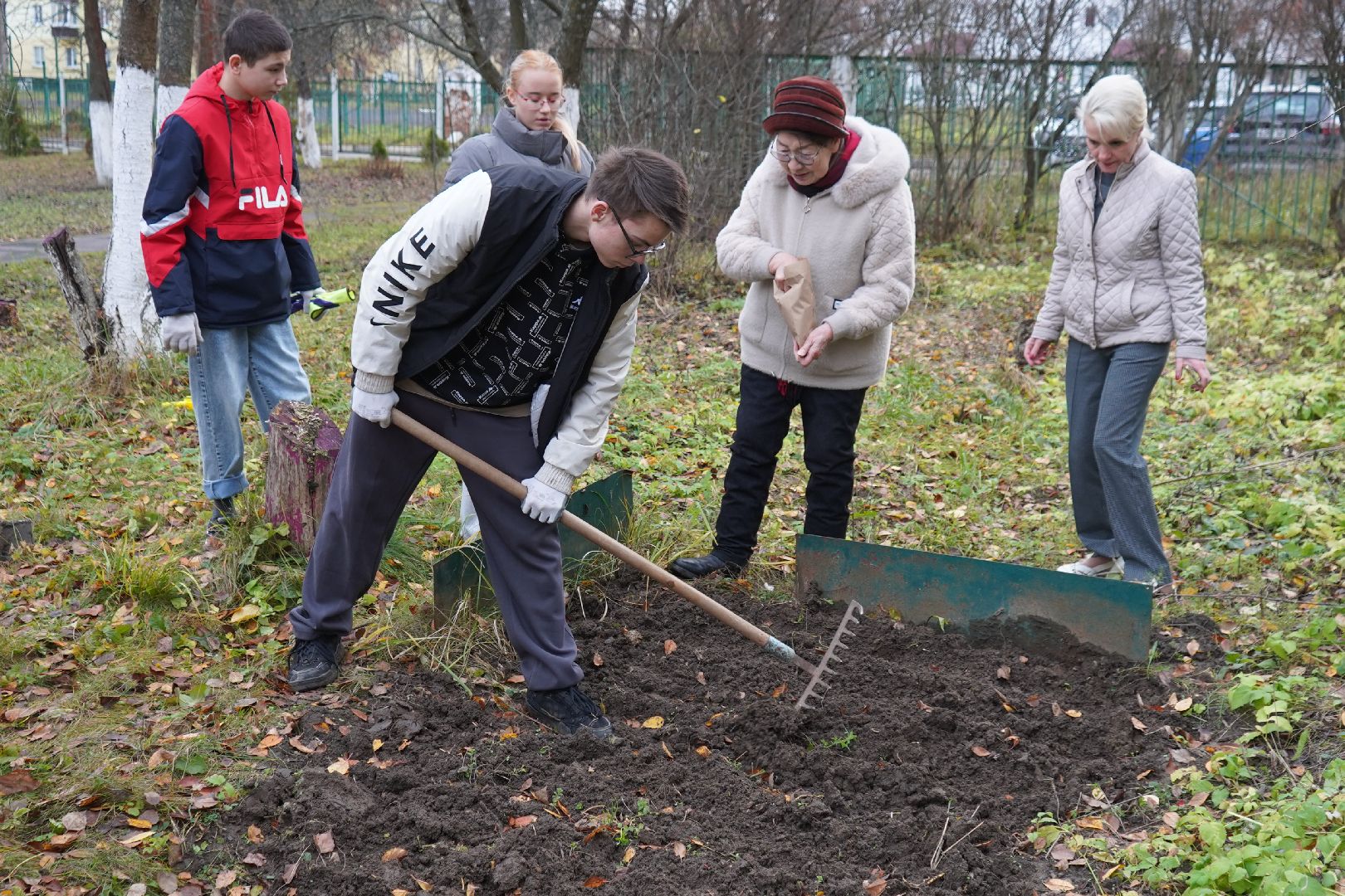 ступино, МОВИР, коррекционная школа-интернат, чеснок, огород,