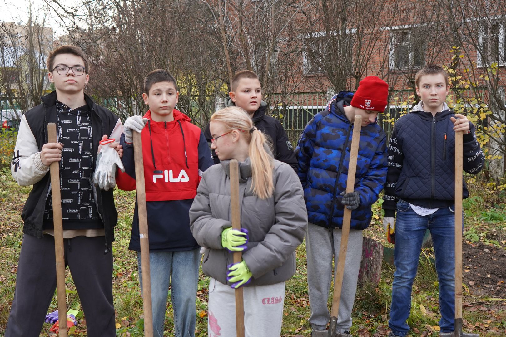 ступино, МОВИР, коррекционная школа-интернат, чеснок, огород,