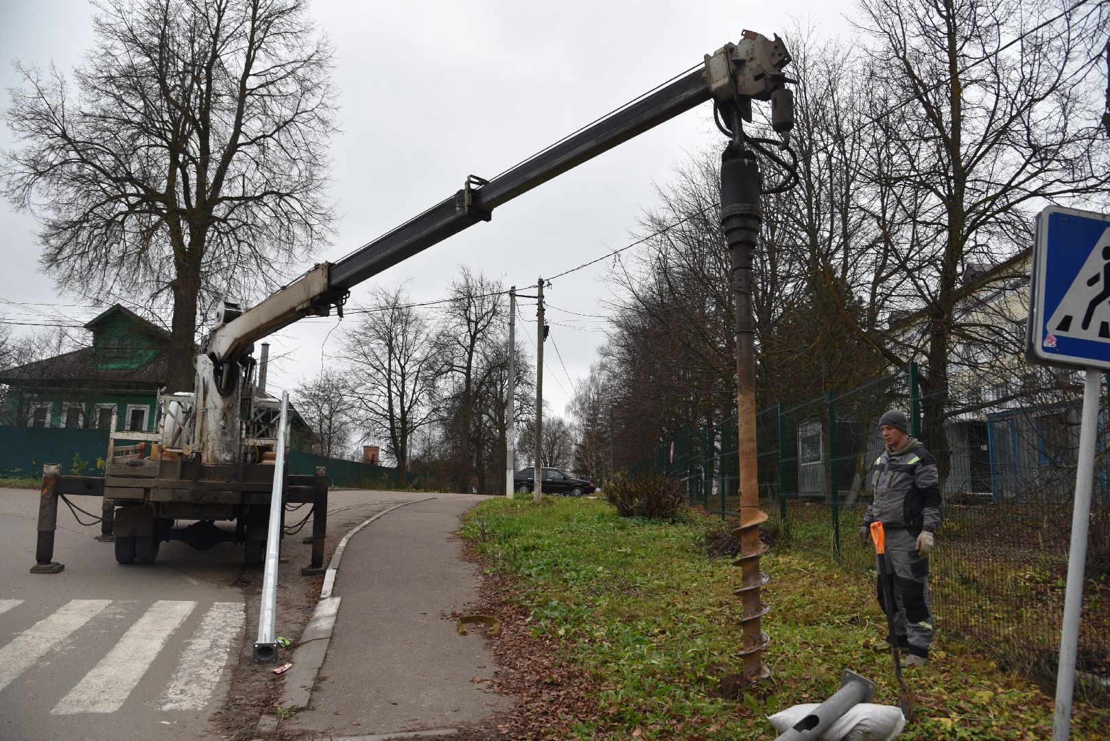 лотошино, благоустройство, проекционные пешеходные переходы, безопасность в городе,