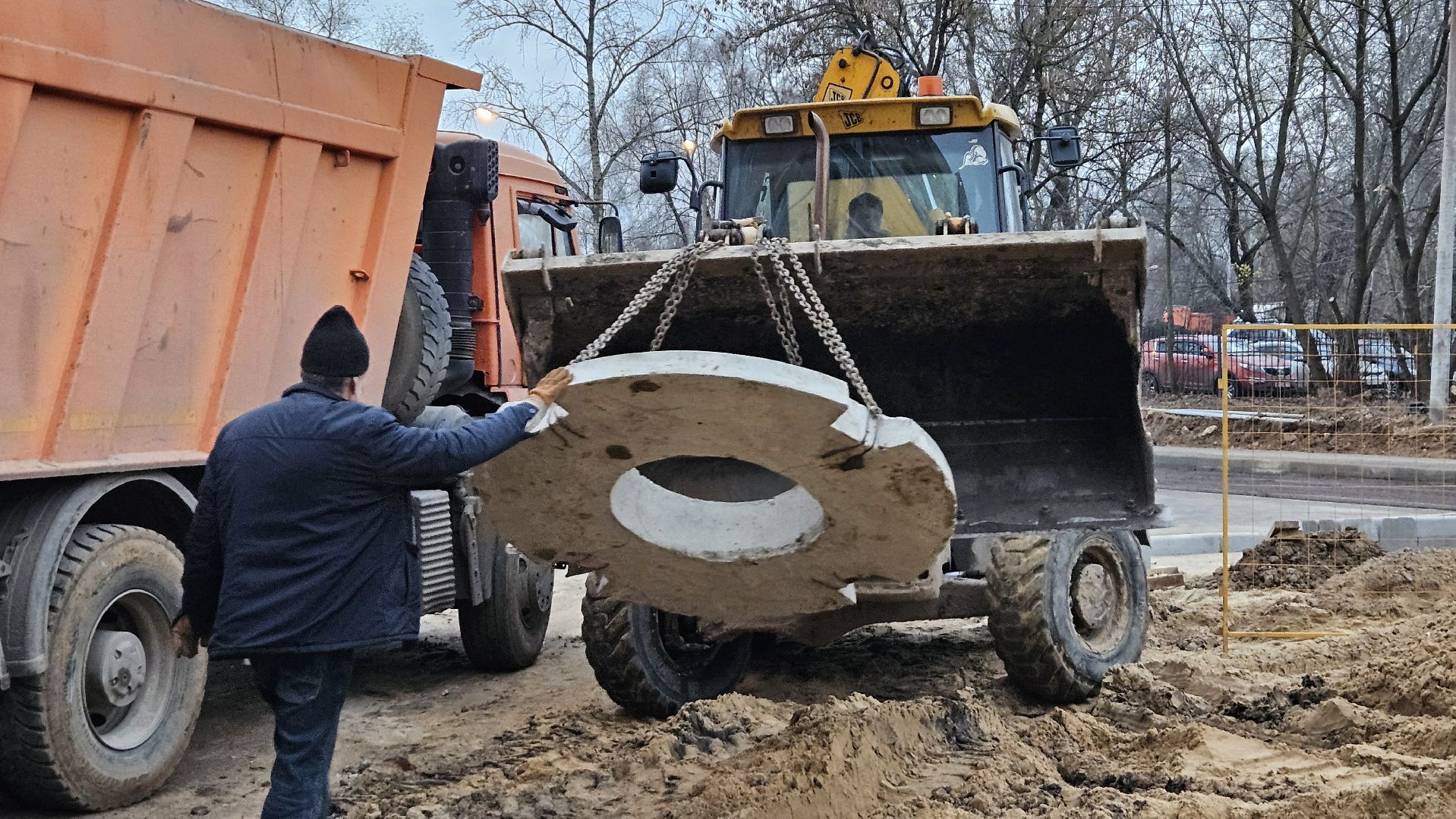 долгопрудный, молодежная улица, ливневая канализация, теплосеть, ремонт, инженерные коммуникации,