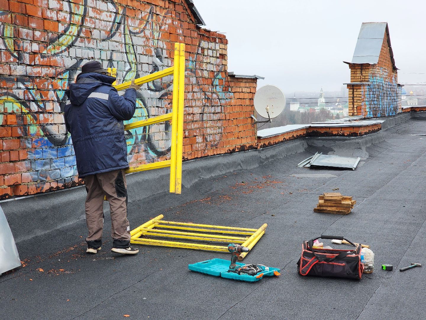 сергиев посад, сергиево-посадский городской округ, ук посадское обслуживание домов, управляющая компания, ремонт кровли, мягкая крыша, установка парапетов, ремонт крыши, многоквартирные дома,