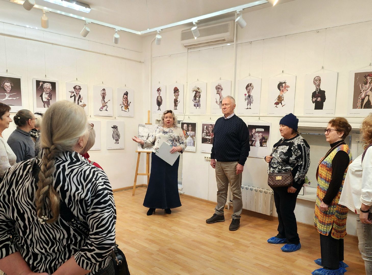 выставка, художник, владимир мочалов, карикатура , открытие,