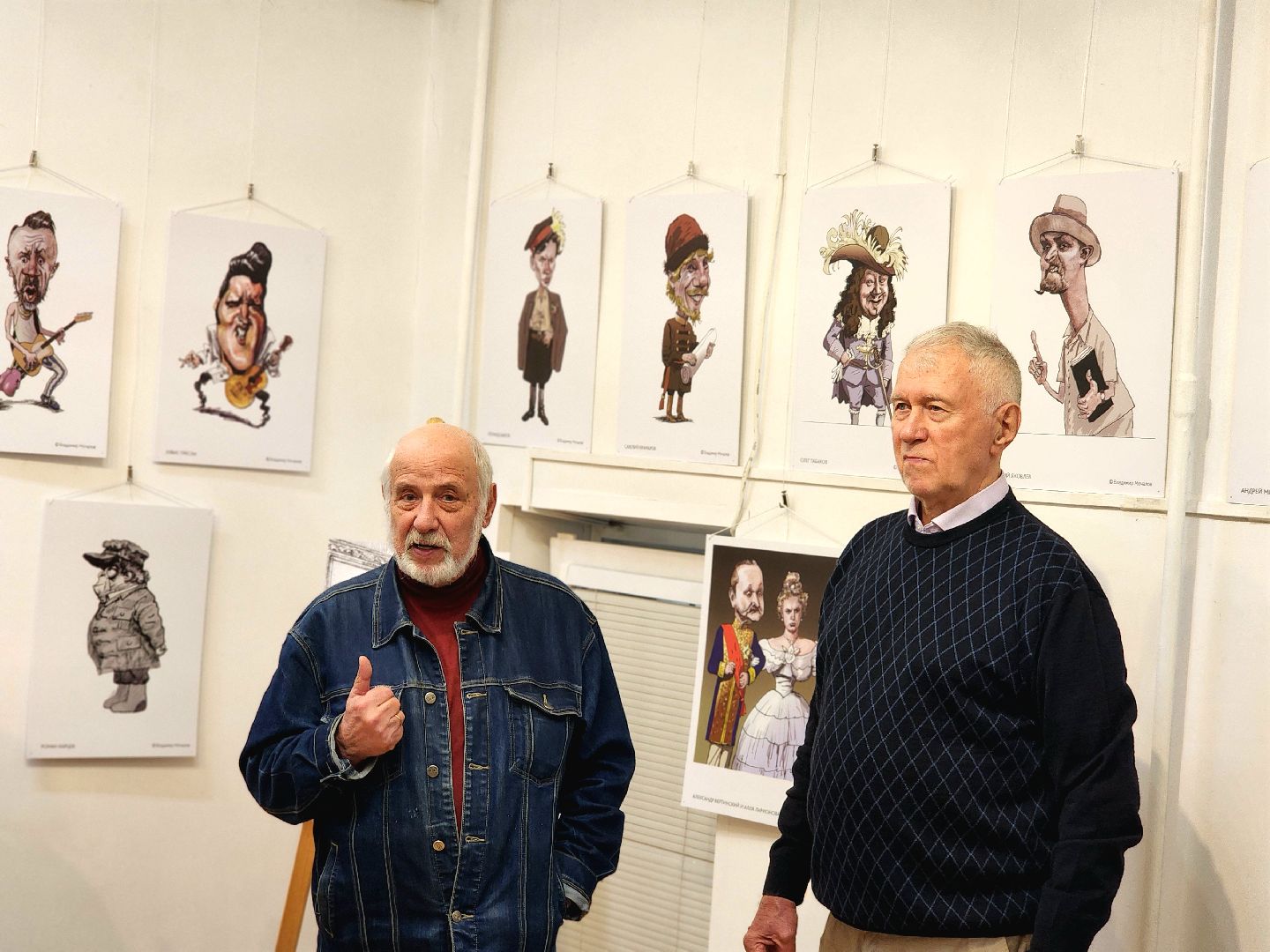 выставка, художник, владимир мочалов, карикатура , открытие,