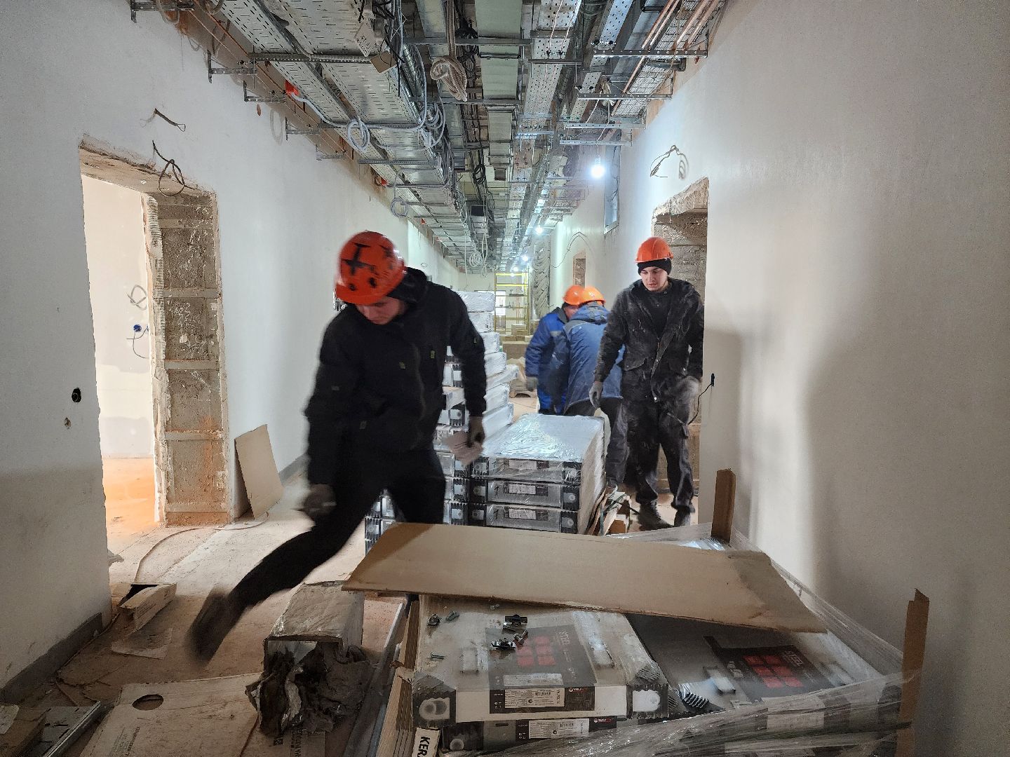 раменское, строительство, капитальный ремонт терапевтического корпуса раменской больницы, внутренняя отделка помещений,