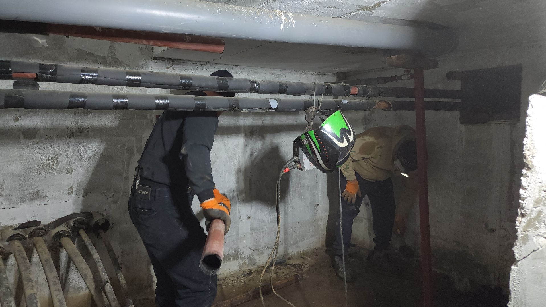 сергиев посад, сергиево-посадский городской округ, жкх, ук посадское обслуживание домов, управляющая компания, ремонт тепловых сетей, ремонт труб отопления,