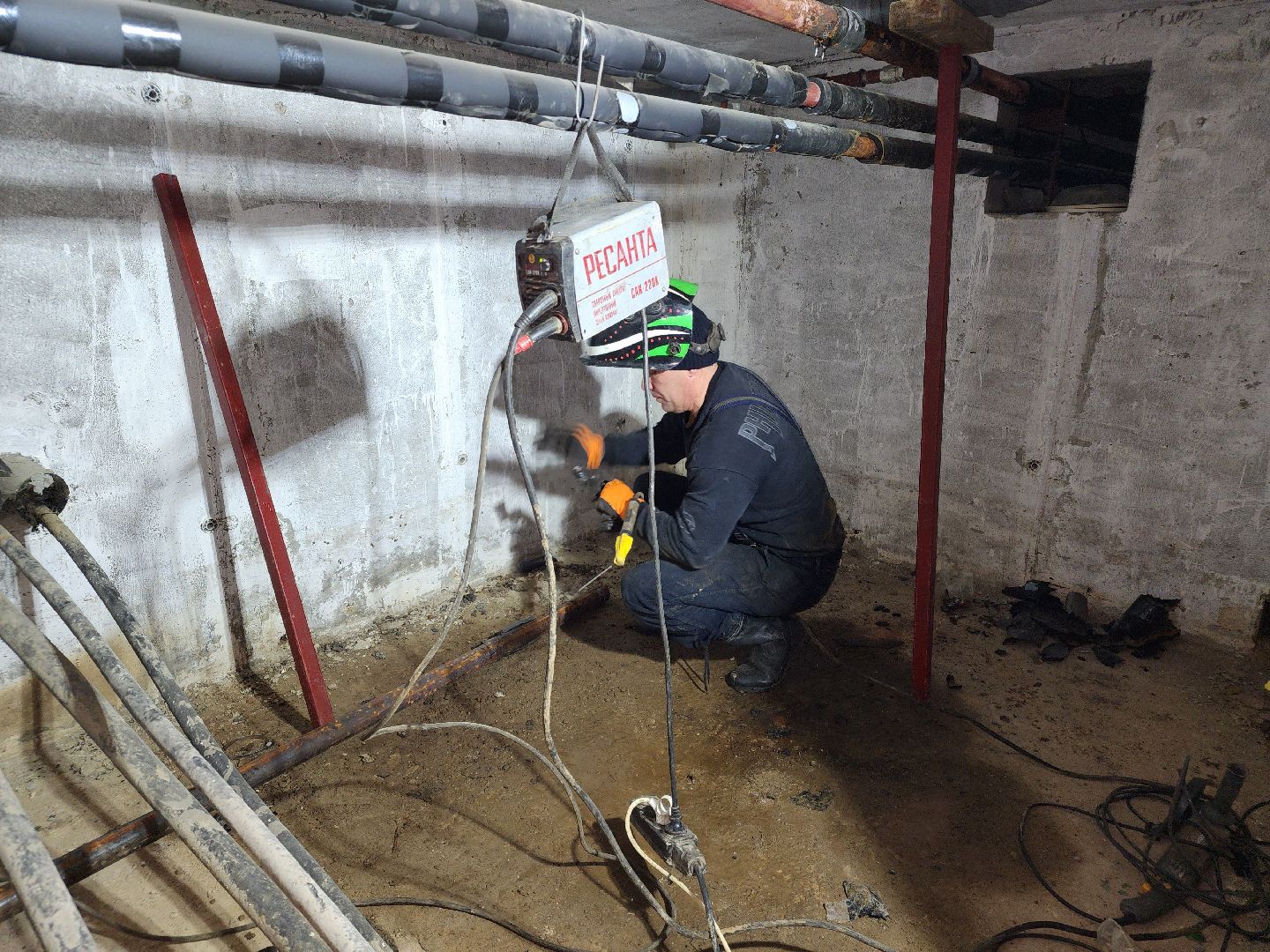 сергиев посад, сергиево-посадский городской округ, жкх, ук посадское обслуживание домов, управляющая компания, ремонт тепловых сетей, ремонт труб отопления,