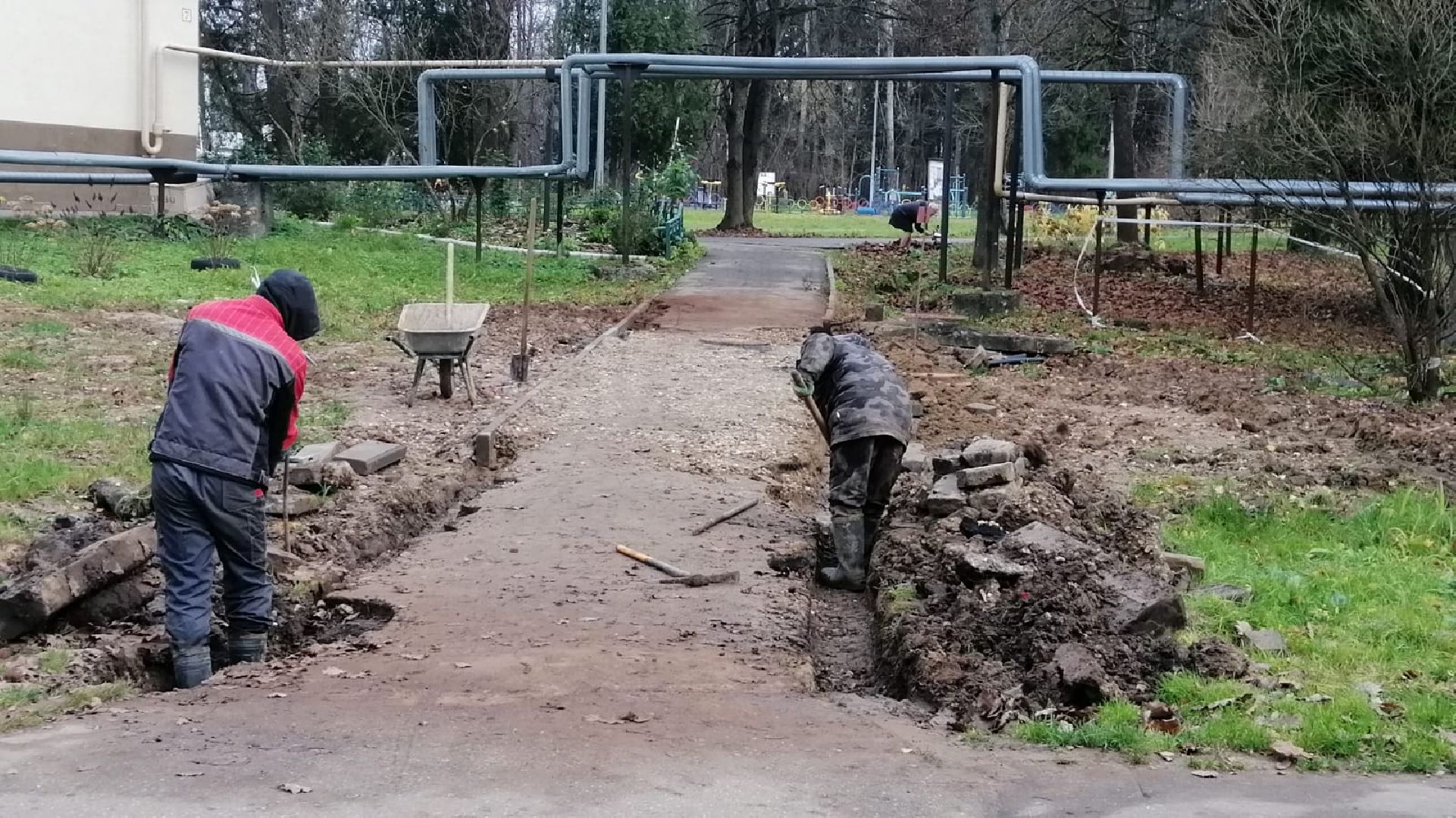 городской округ восход, благоустройство, тротуар, пешеходная дорожка,
