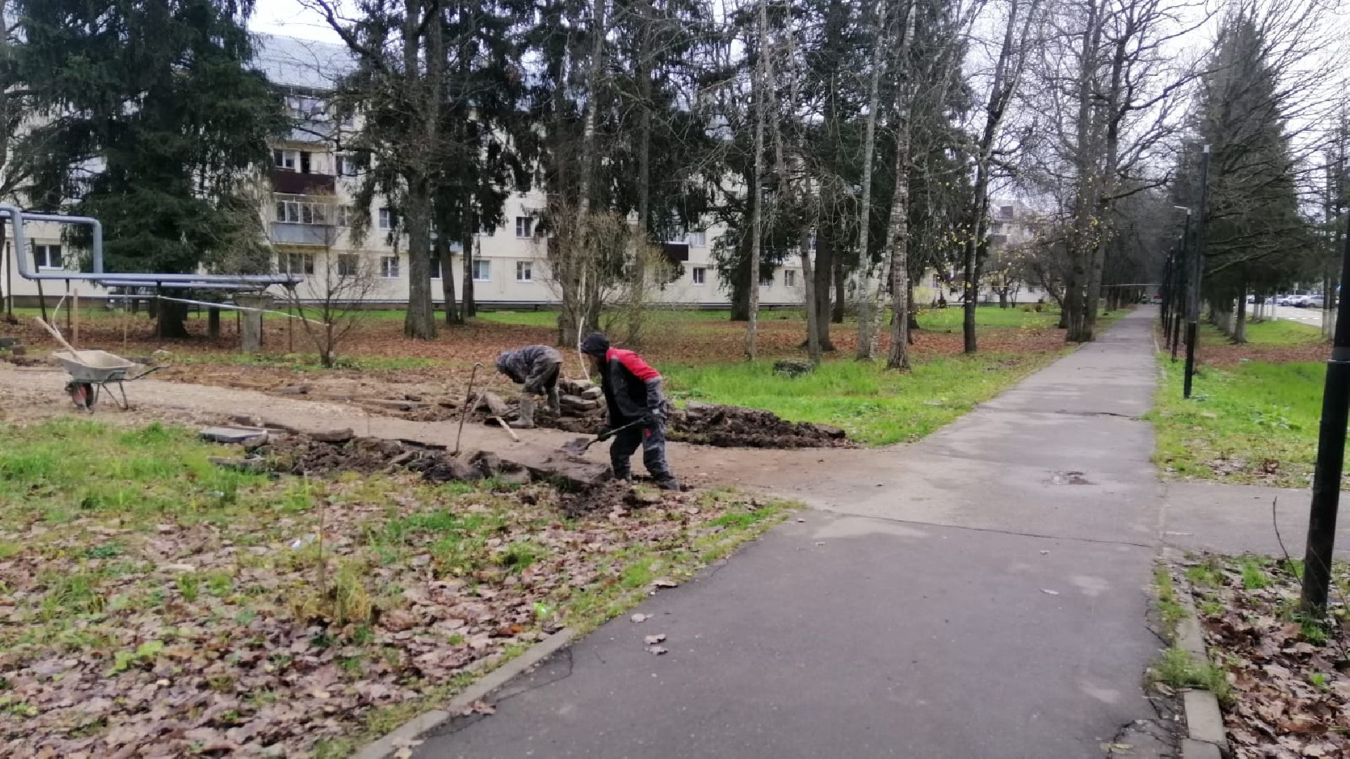 городской округ восход, благоустройство, тротуар, пешеходная дорожка,