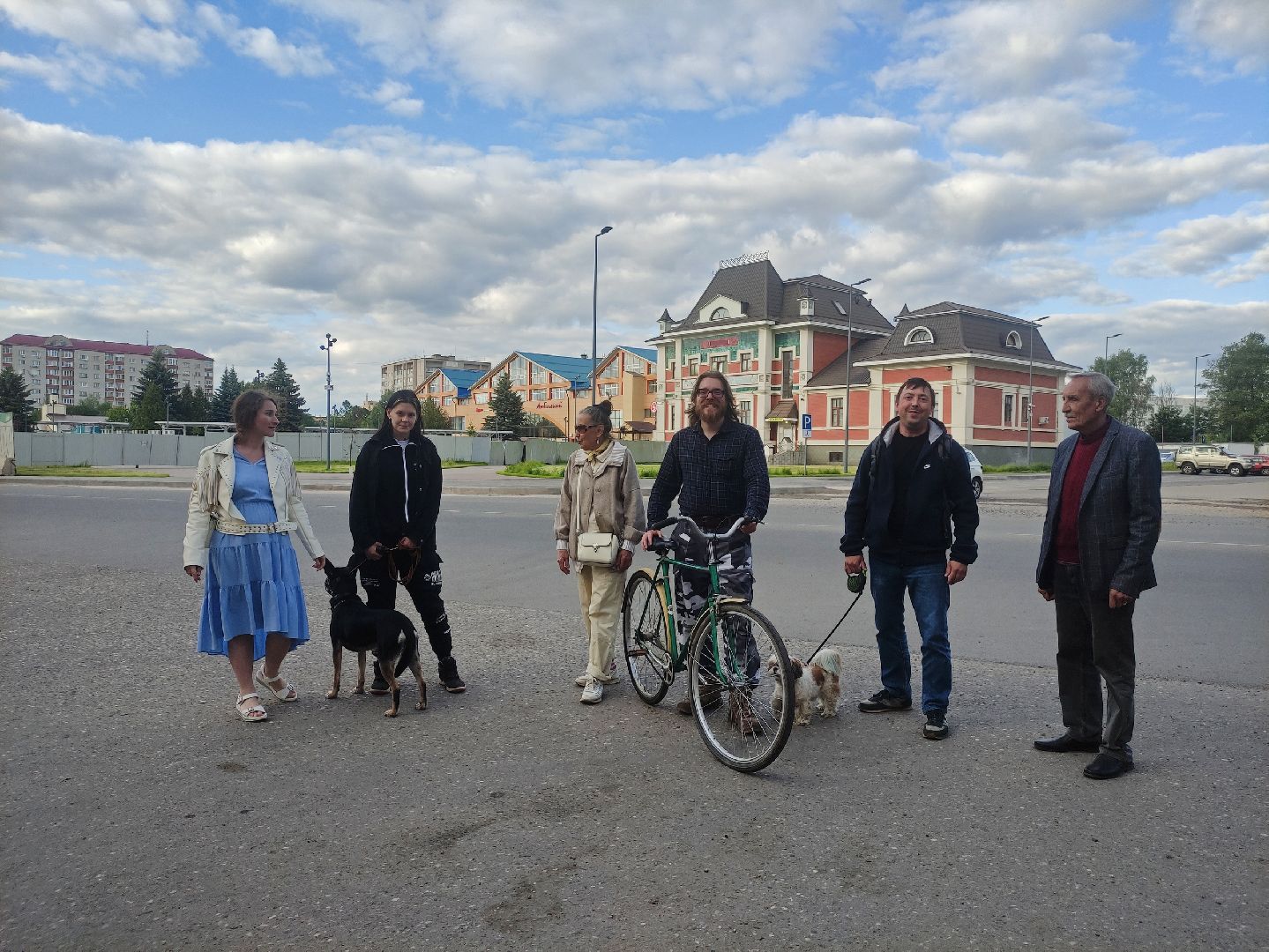 сергиев посад, сергиево-посадский городской округ, хотьково, улица михеенко, благоустройство, площадь хотьково, замена коллектора, озеленение,общественный совет,