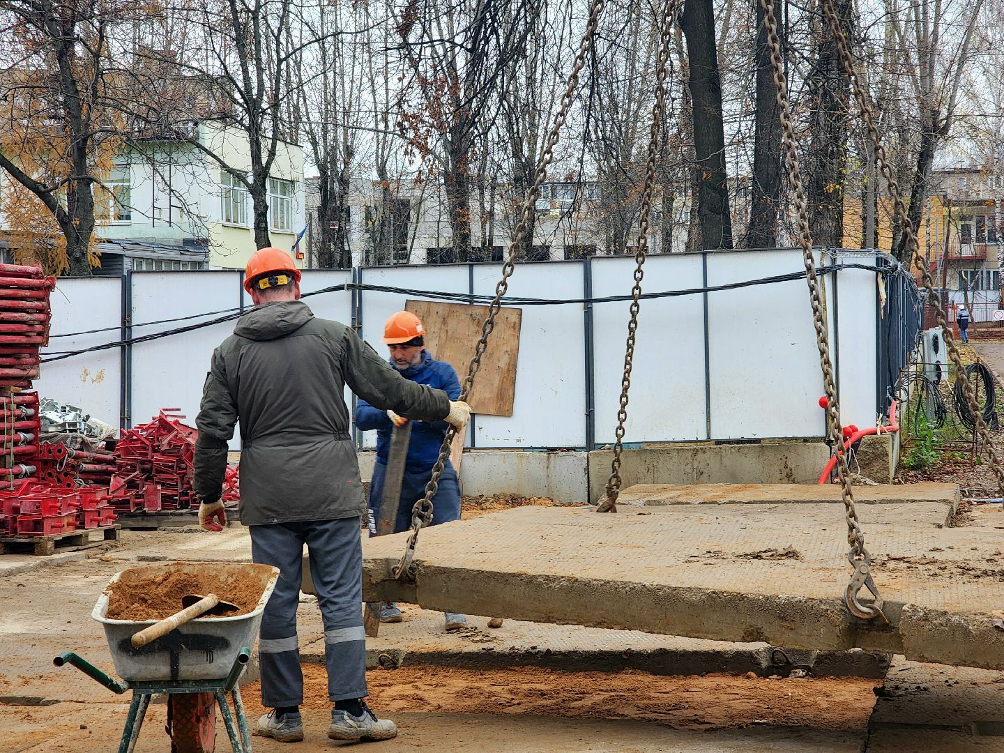 строительство, школа, монолитные работы, новый корпус,