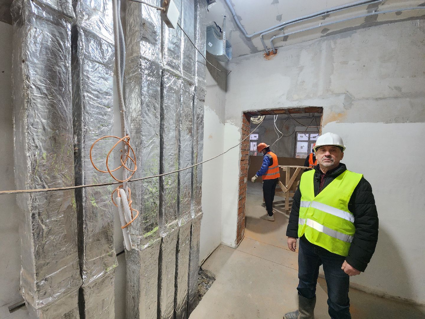 чехов, улица монтажная 8, дошкольное отделение, детский сад, гимназия 2, капитальный ремонт, реконструкция, обновление, капремонт здания, внутренняя отделка помещений, перекрытия, инженерные сети, кровля, фасад, утепление, гидроизоляция, бассейн, замена окон и дверей,госпрограмма московской области,электропроводка, индивидуальный тепловой пункт,