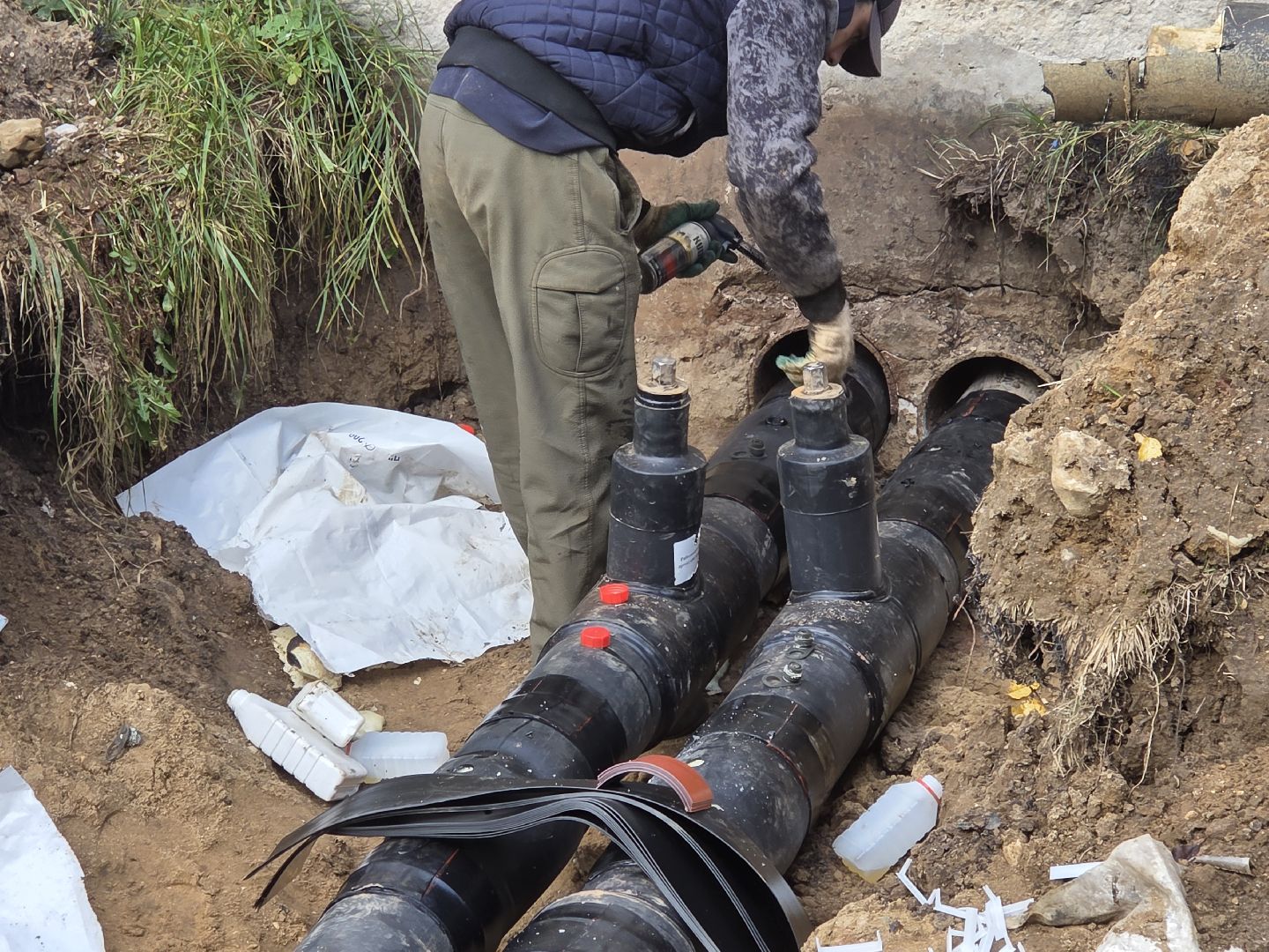 теплосети запрудня, Блаустройство,