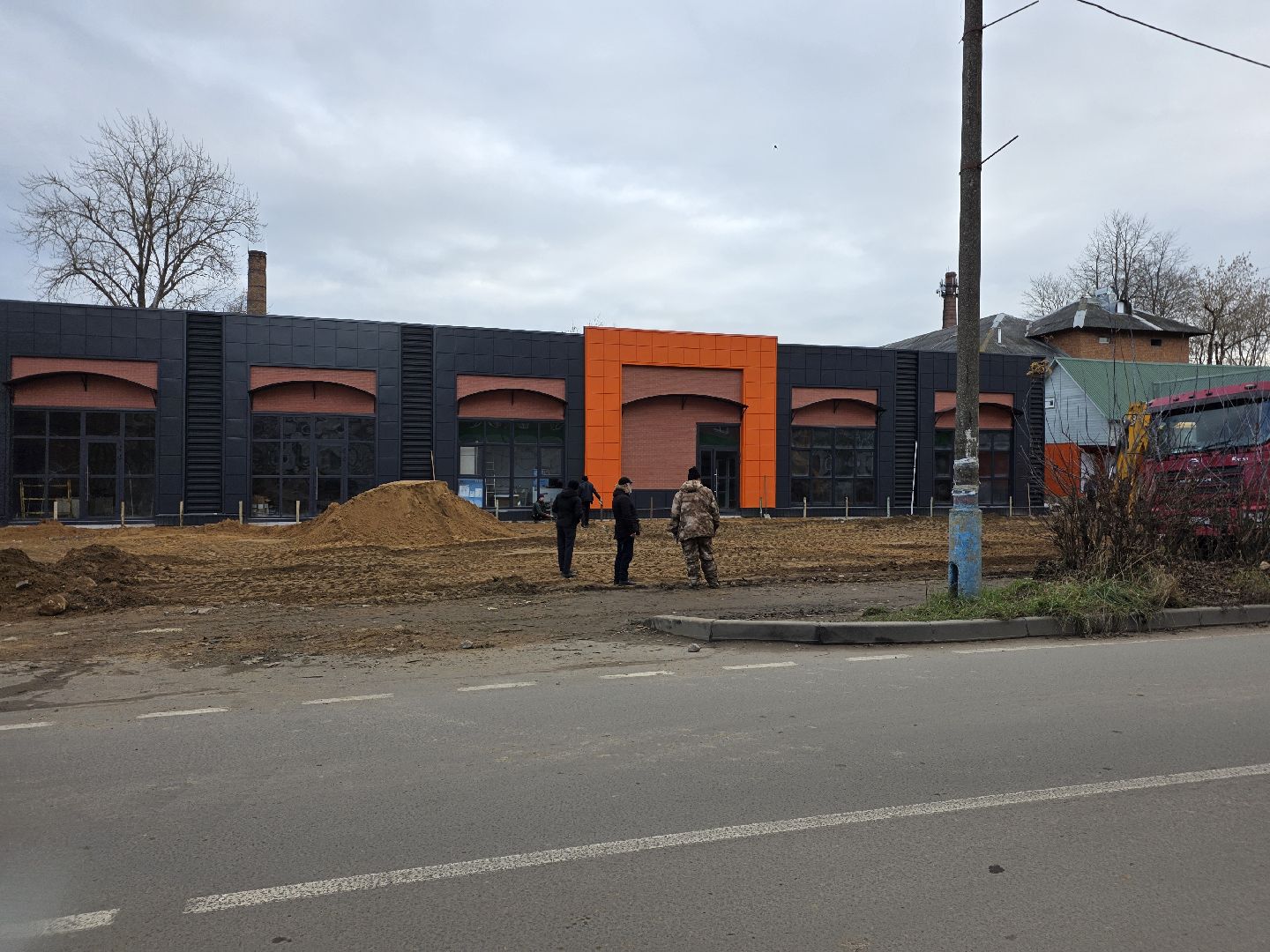 Рынок запрудня, запрудня благоустройство, Талдомскиц округ,