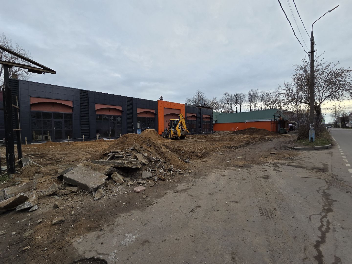 Рынок запрудня, запрудня благоустройство, Талдомскиц округ,