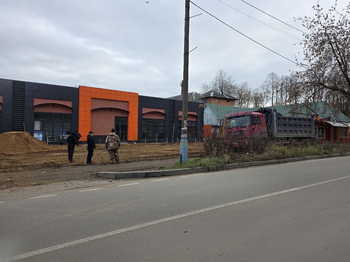 Рынок запрудня, запрудня благоустройство, Талдомскиц округ,