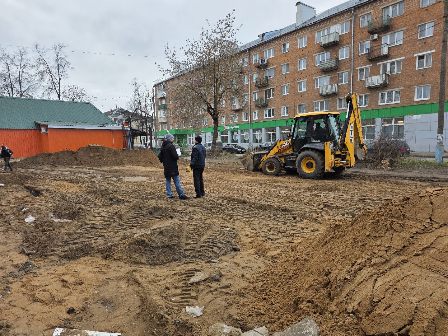 Рынок запрудня, запрудня благоустройство, Талдомскиц округ,